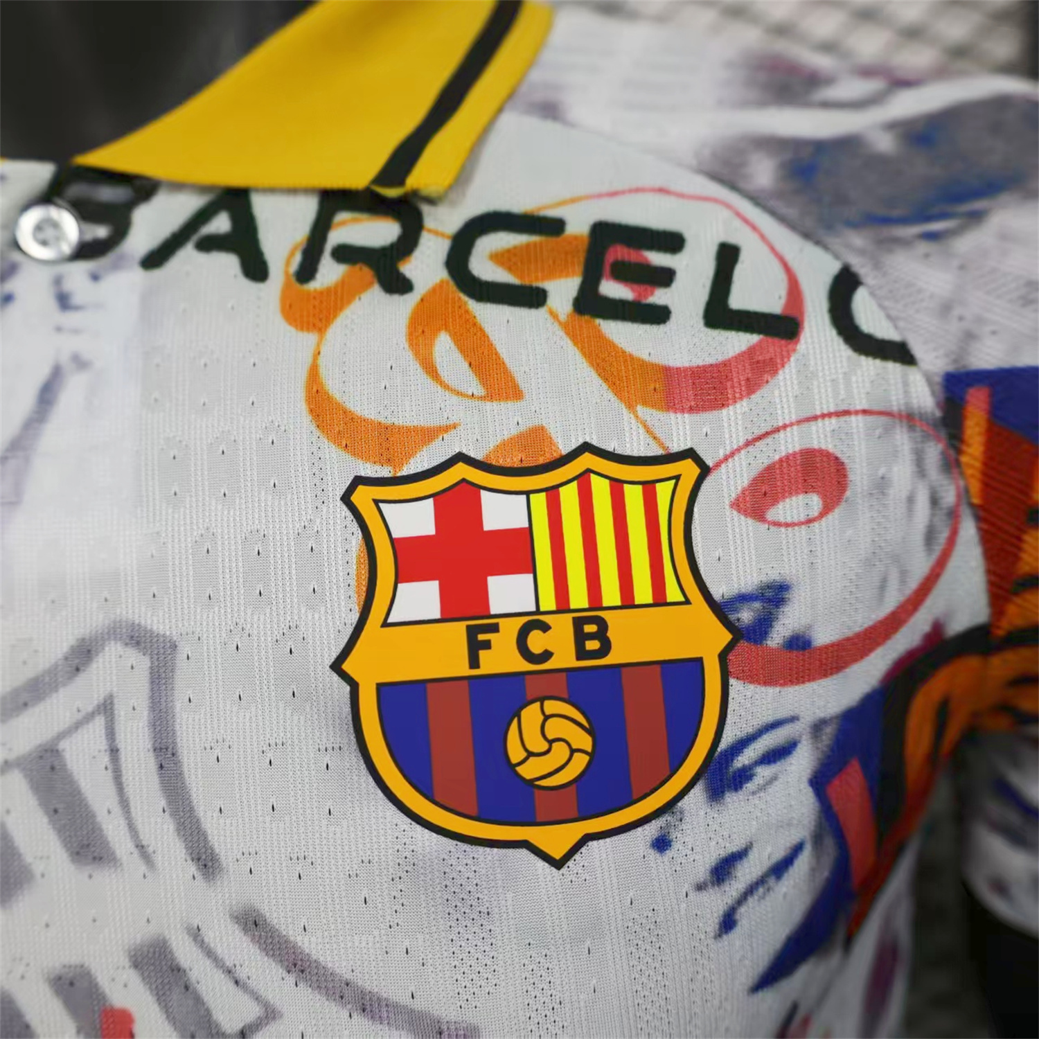 AlphaJersey-Barcelona 25-26 Team Logo Collection POLO Colorful Special Jersey - Player Version