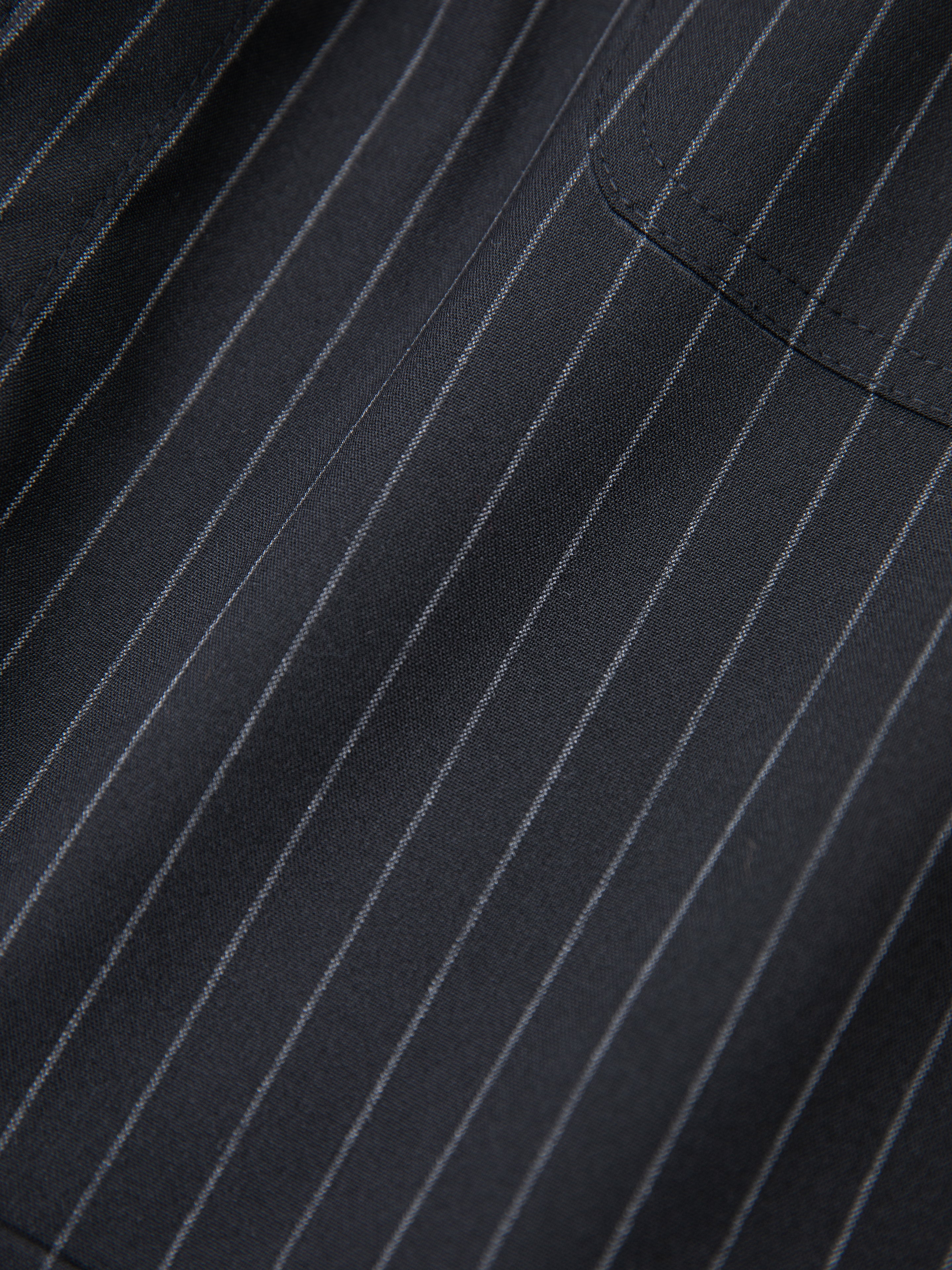Hava Pinstripe Pleated Cargo Trousers | Modern Menswear by yycbvcnbmmnbm