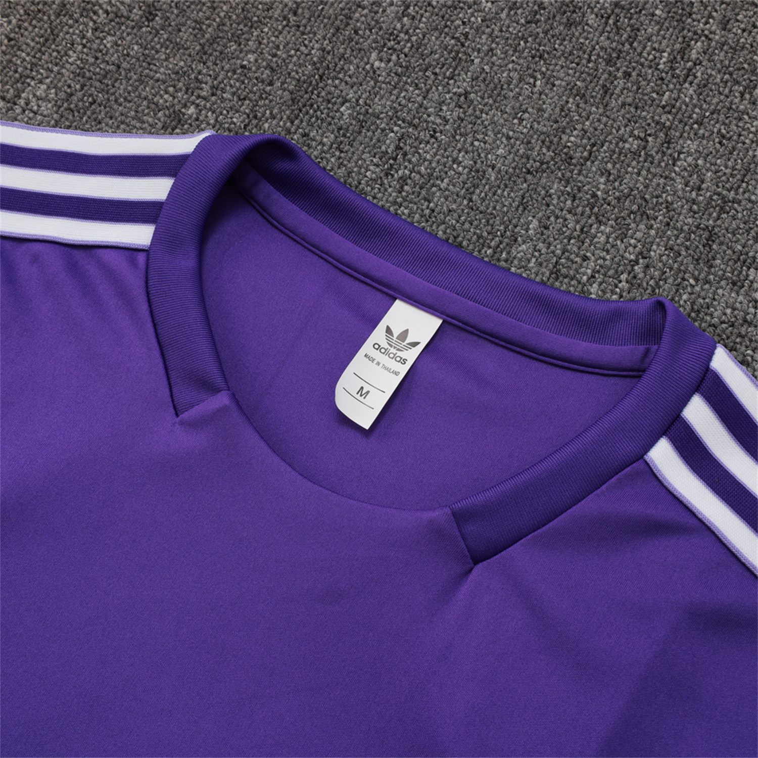 AlphaJersey-Real Madrid 25-26 Throwback Trefoil Vest Training Set - Purple