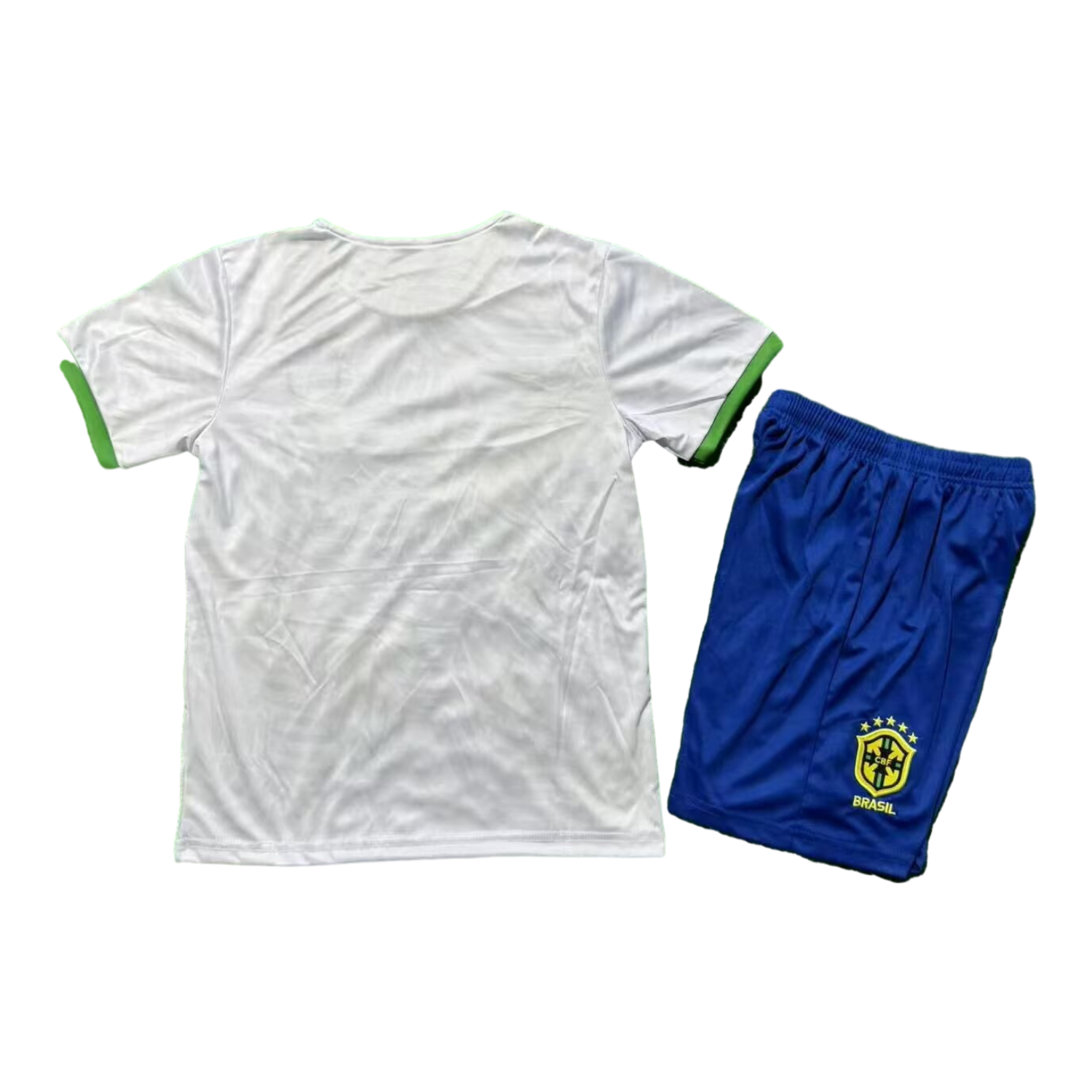 AlphaJersey-Brazil 25-26 Yellow Peace Dove White Special Kids Kit
