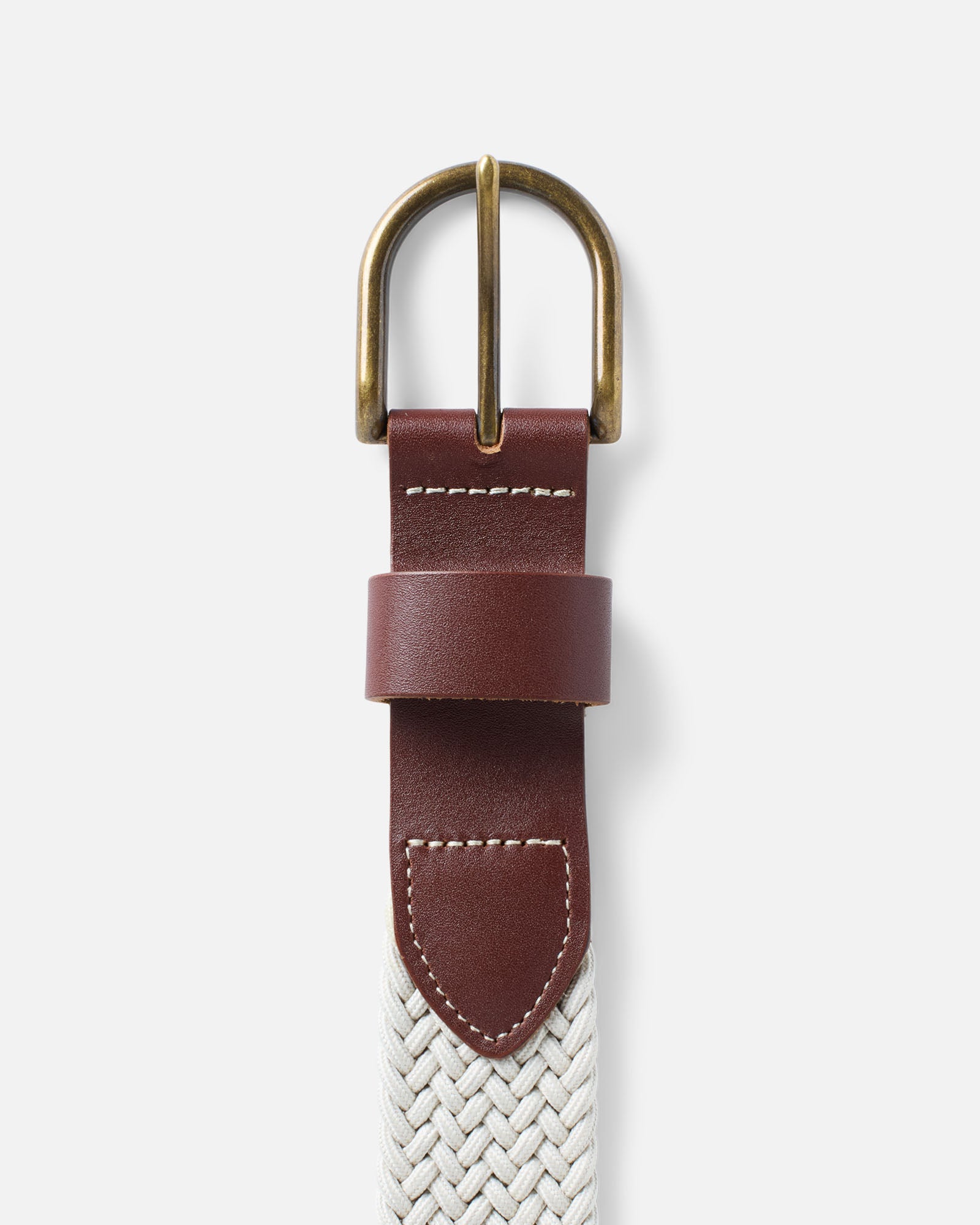 The Stretch Braided Belt in Natural | Modern Menswear by yycbvcnbmmnbm