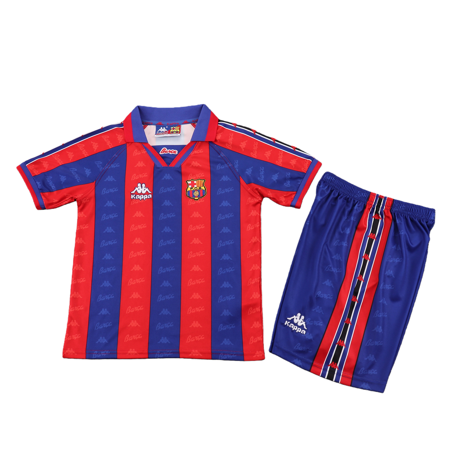 AlphaJersey-Retro Barcelona 1996-97 Home Kids Kit