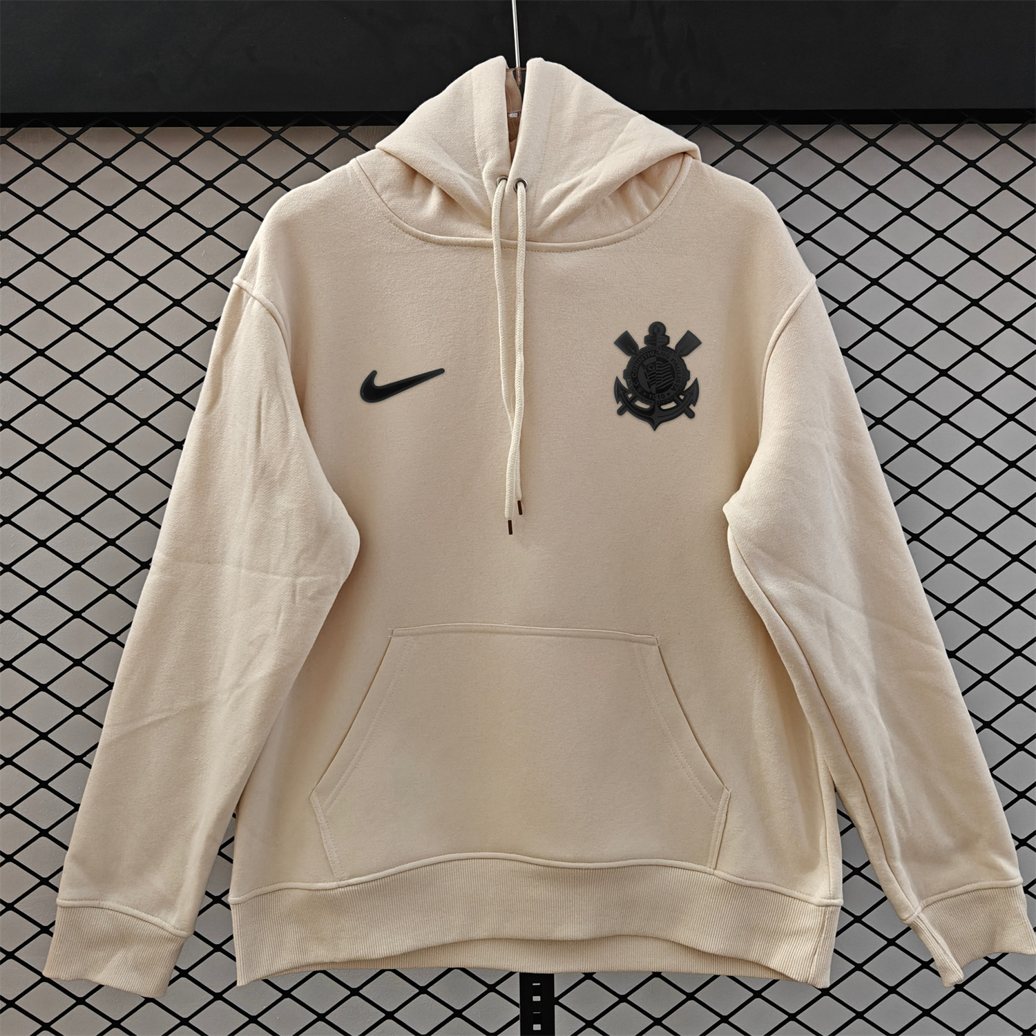 AlphaJersey-Corinthians 25-26 Originals Terrace Black Icon Unisex Pullover Hoodie