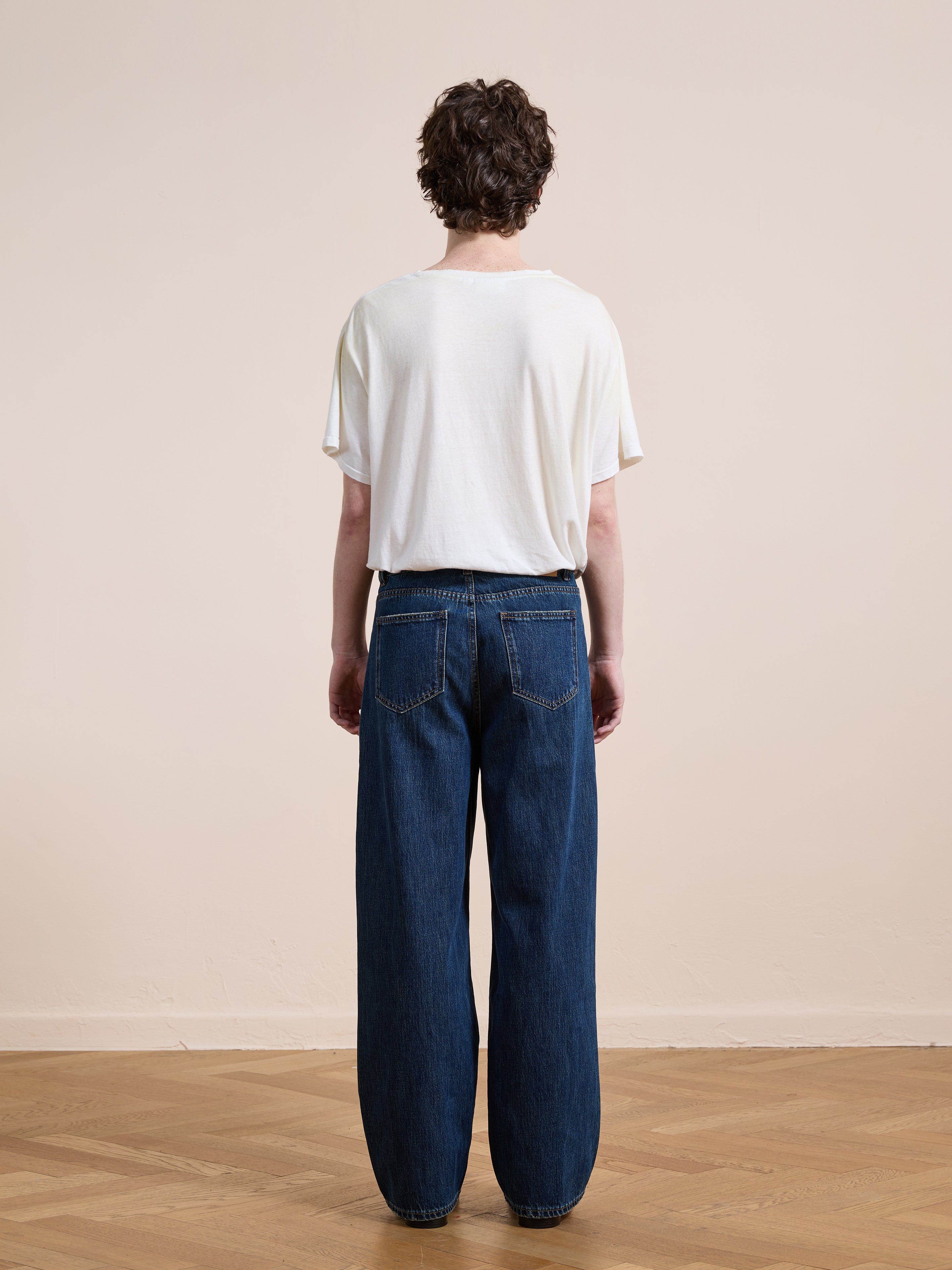 Pleated Relaxed Fit Jeans | Modern Menswear by yycbvcnbmmnbm