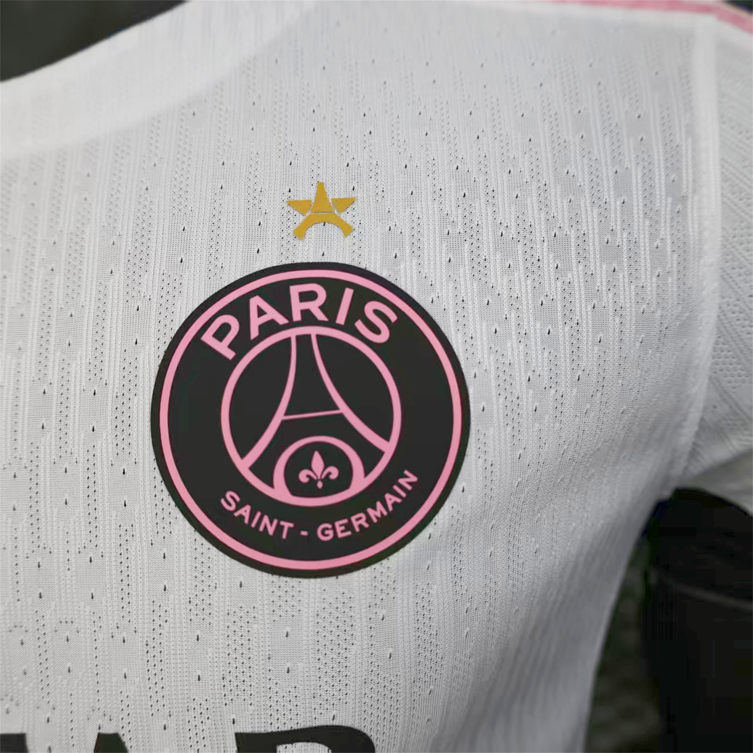 AlphaJersey-Paris Saint-Germain PSG 25-26 White Pre-Match Training Jersey - Player Version