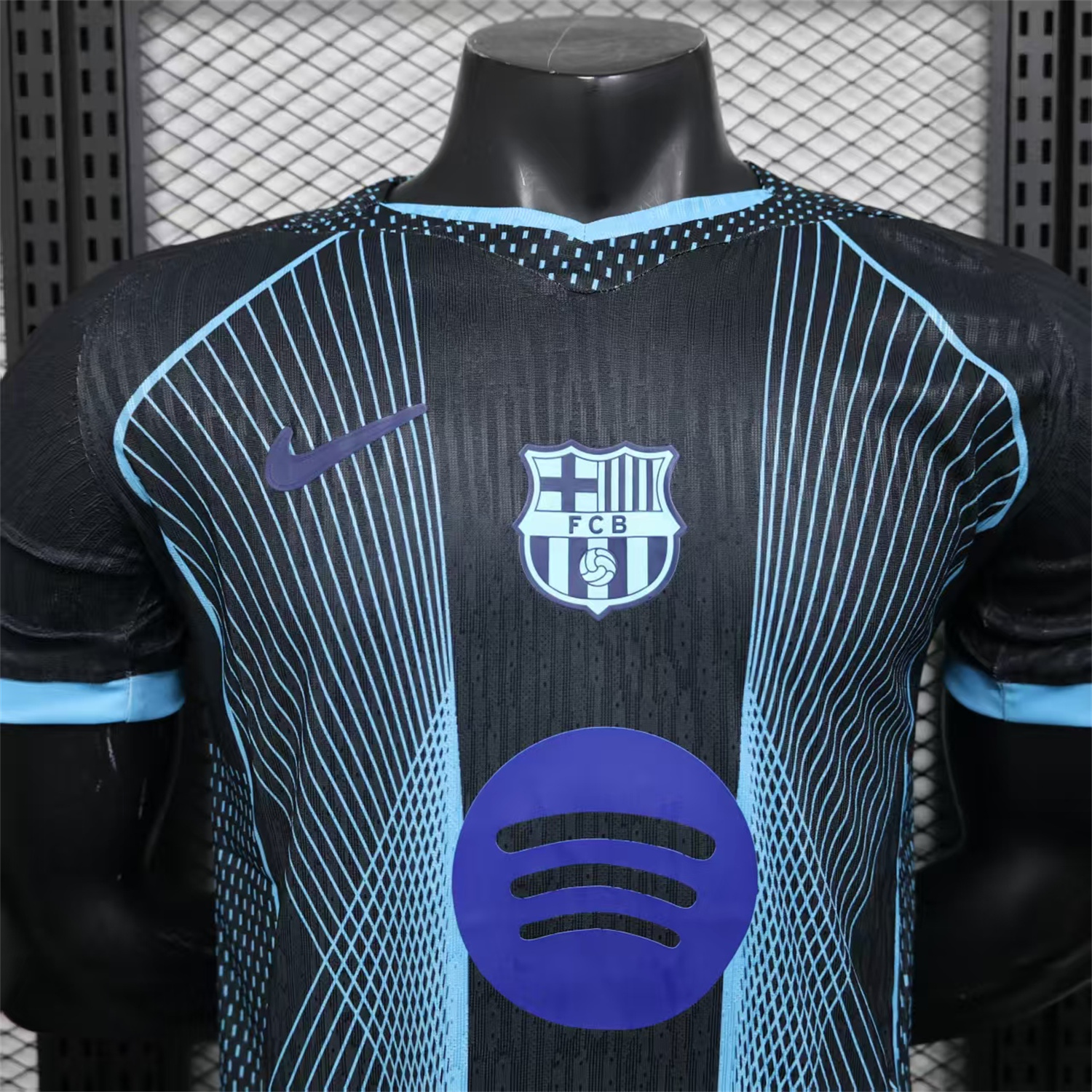 AlphaJersey-Barcelona 25-26 T90 Black Special Jersey - Player Version