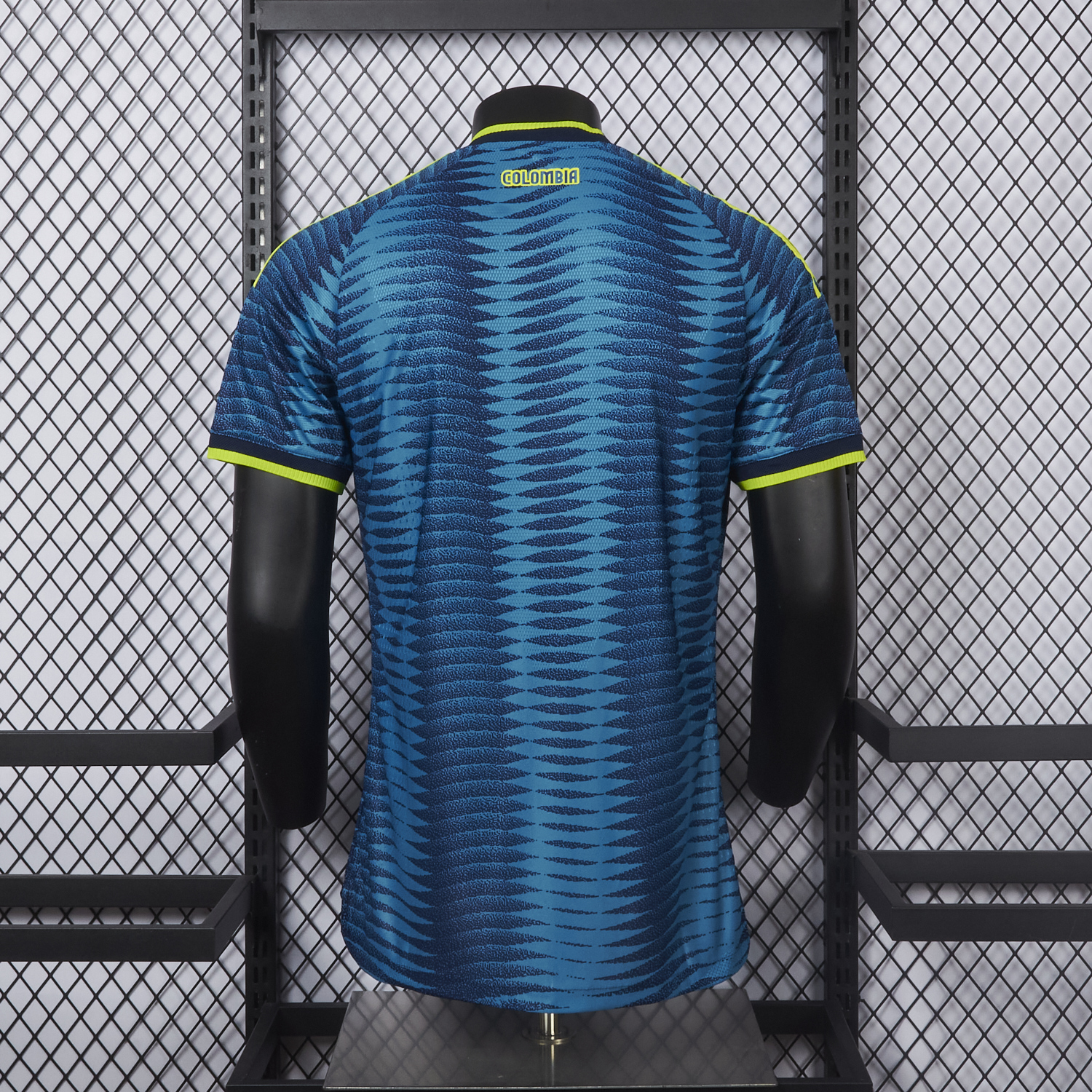 AlphaJersey-Colombia 2026 Away Blue Jersey - Player Version