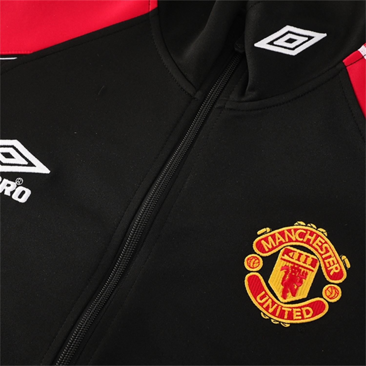 AlphaJersey-Manchester United 25-26 Throwback 98-99 Style Jacket Training Tracksuit - Black