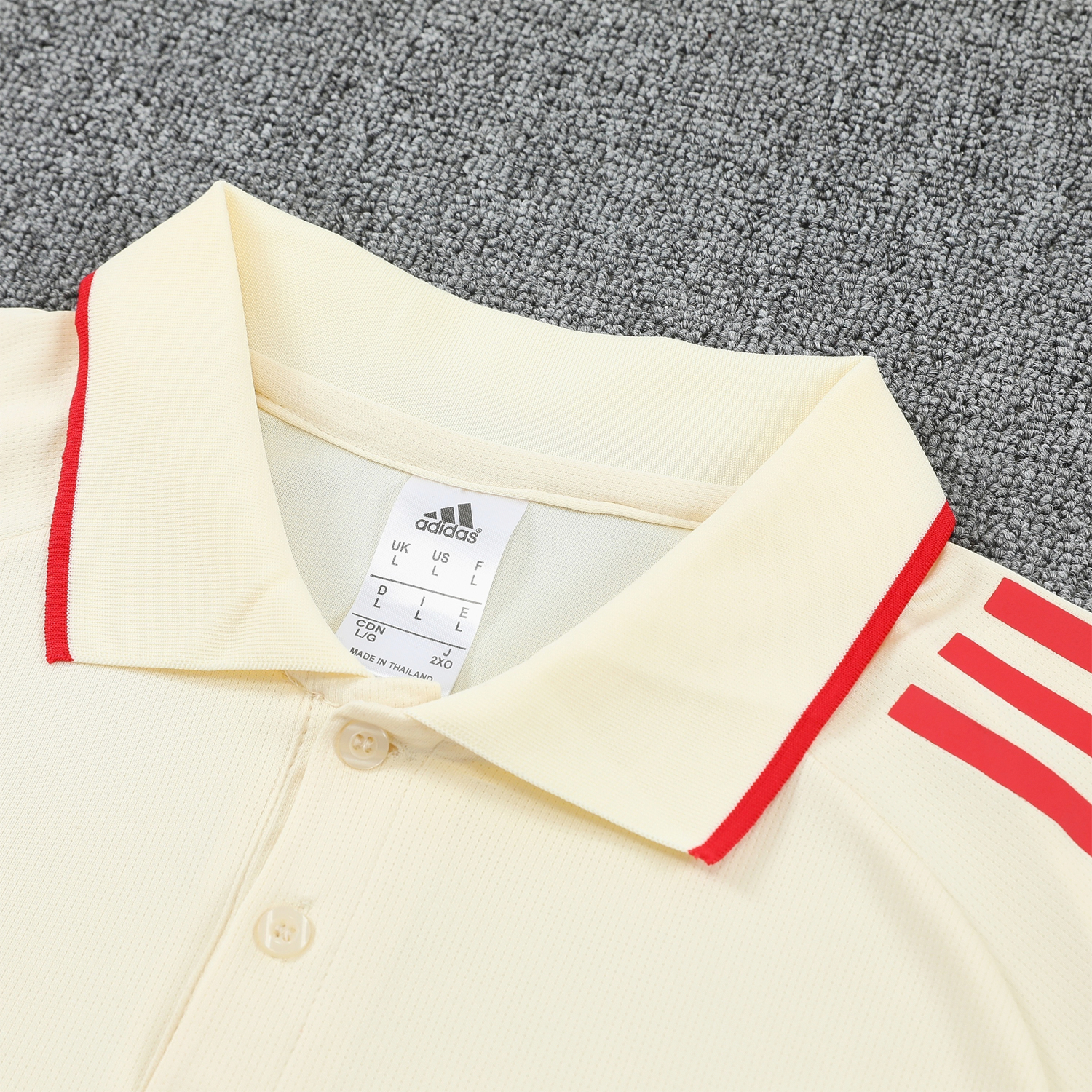 AlphaJersey-Liver.pool 25-26 POLO Short-Sleeve Training Set - White Top and Black Pants