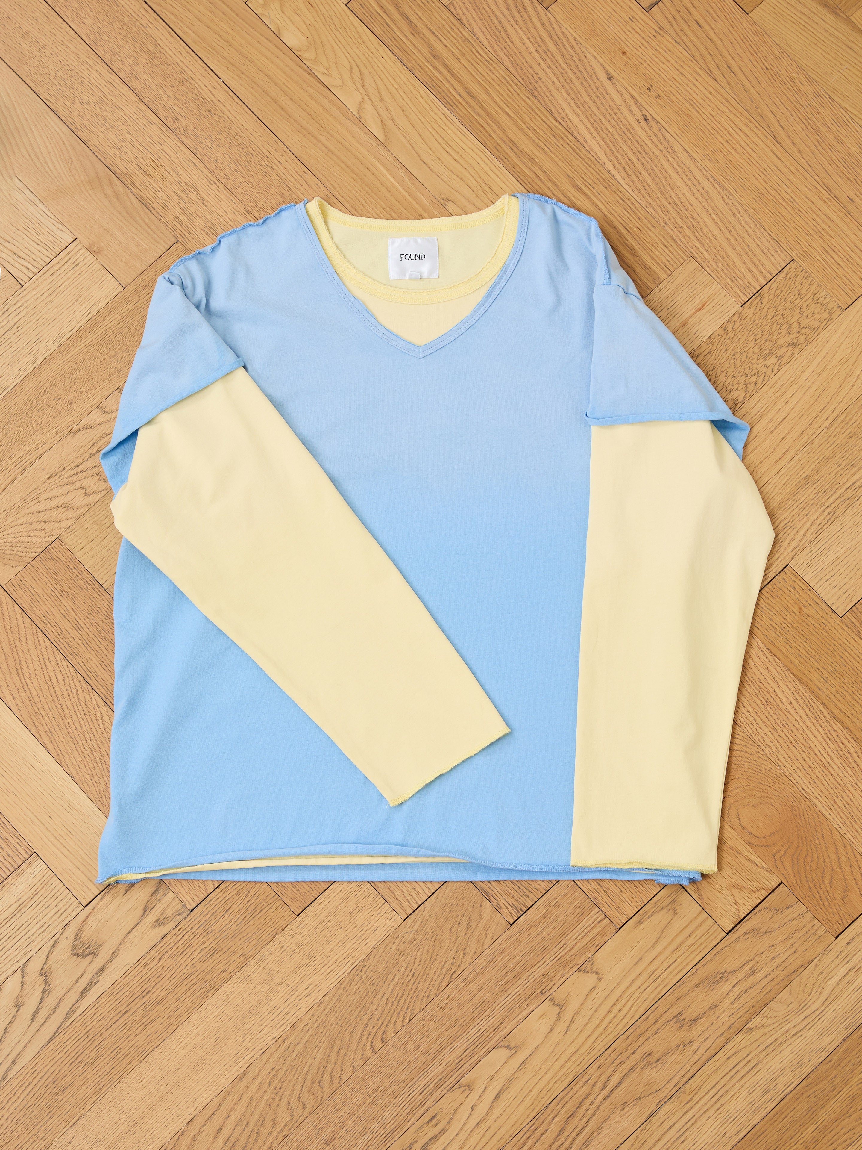 Double Layer LS Tee | Modern Menswear by yycbvcnbmmnbm