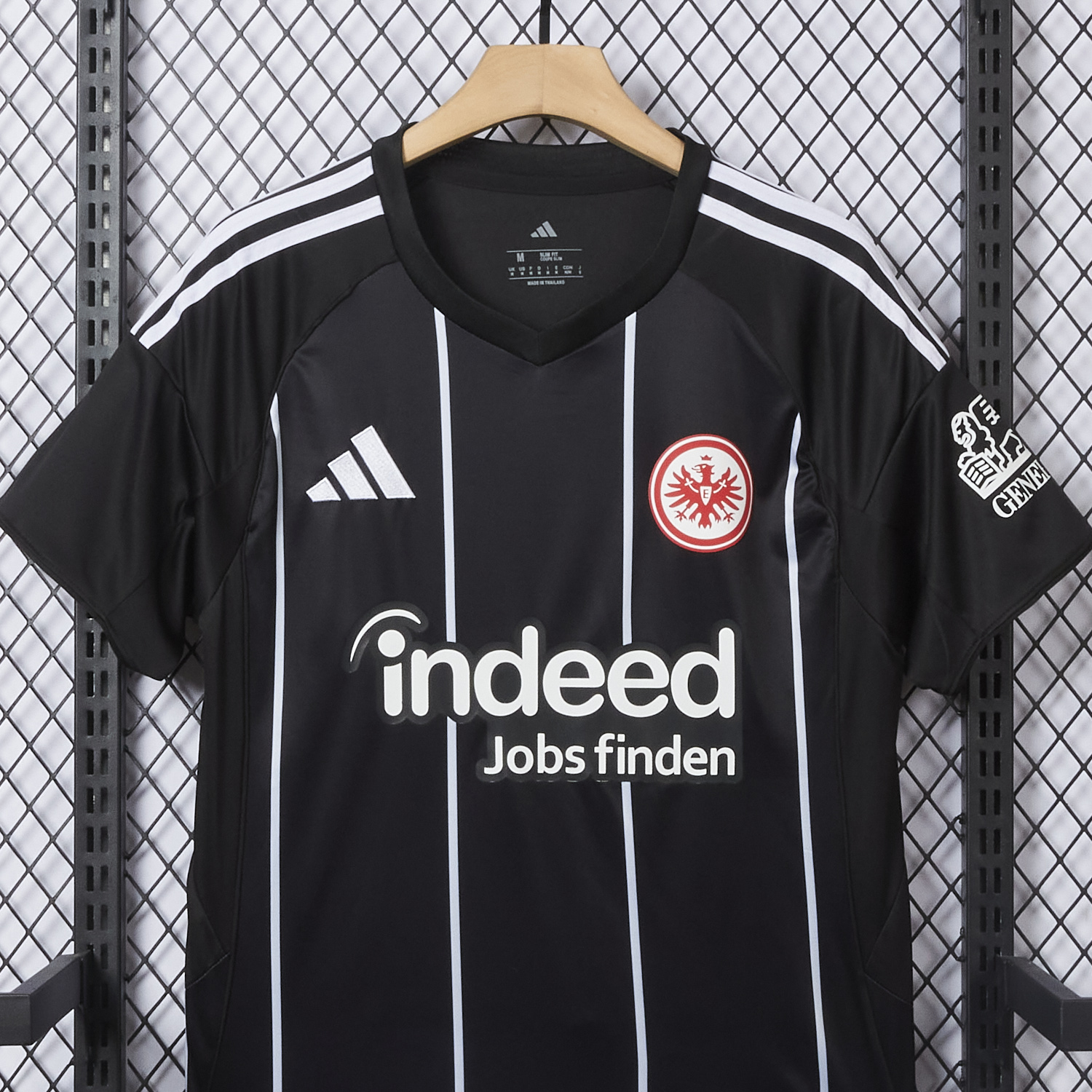 AlphaJersey-Frankfurt 25-26 European Home Black Jersey - Fans Version