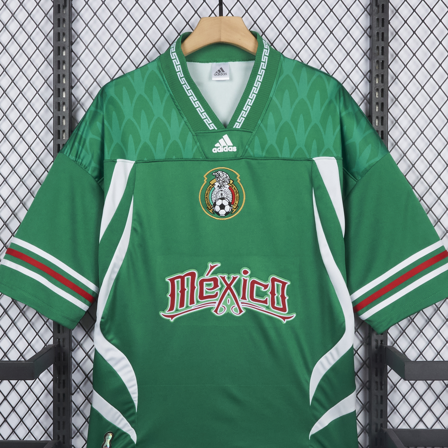 AlphaJersey-Mexico 2026 Retro Style Green Jersey - Fans Version