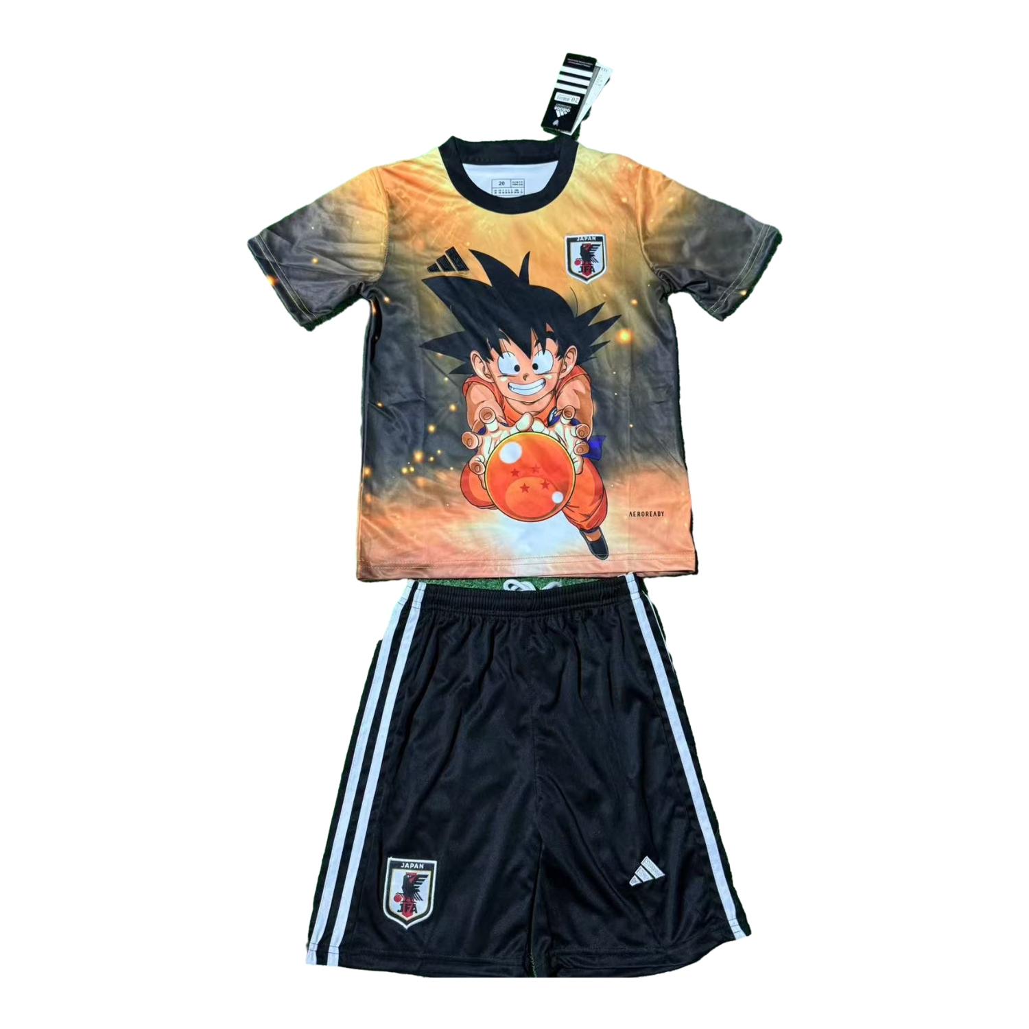AlphaJersey-Japan 25-26 Little Goku's Kamehameha Special Kids Kit