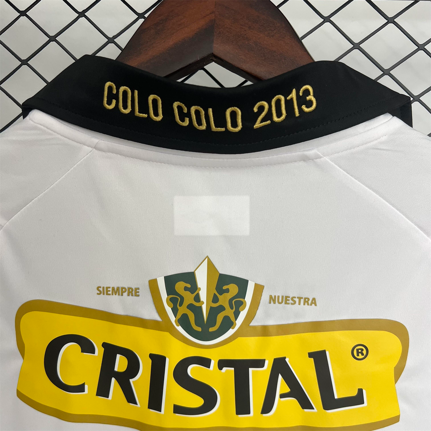 AlphaJersey-Retro Colo Colo 2013 Home White Jersey