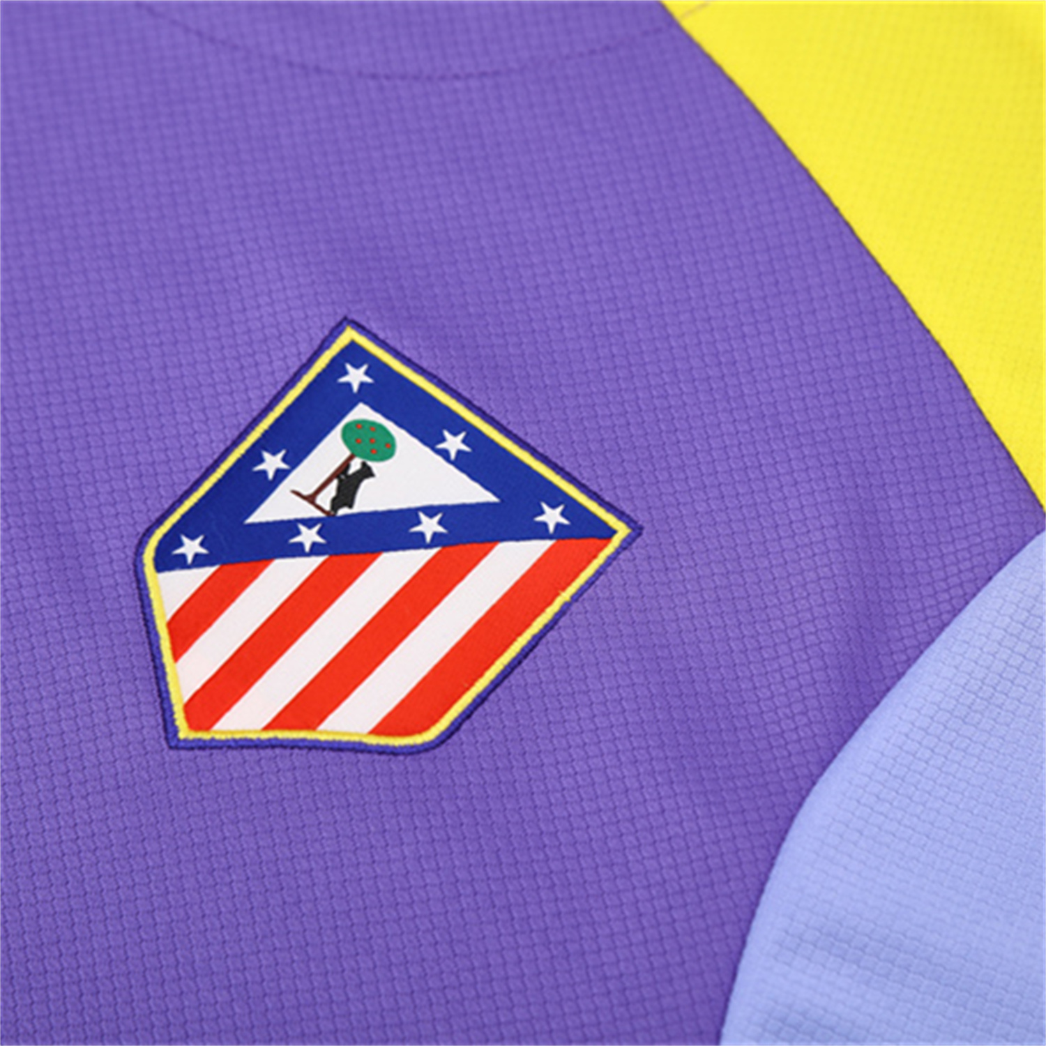 AlphaJersey-Atletico Madrid 25-26 Short-Sleeve Training Set - Purple Top & Royal Blue shorts
