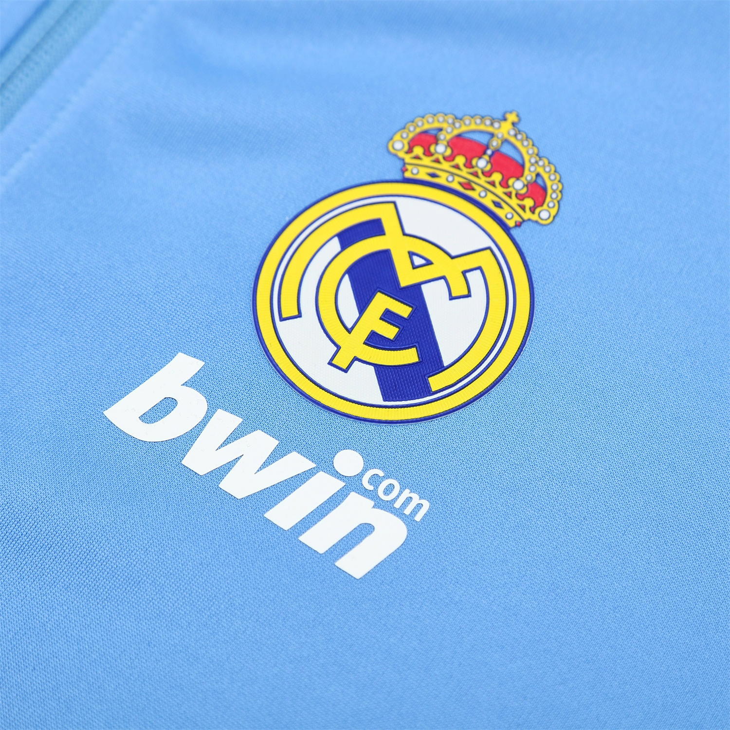 AlphaJersey-Real Madrid 25-26 Throwback Jacket Training Tracksuit - Blue Jackets & Black Pants