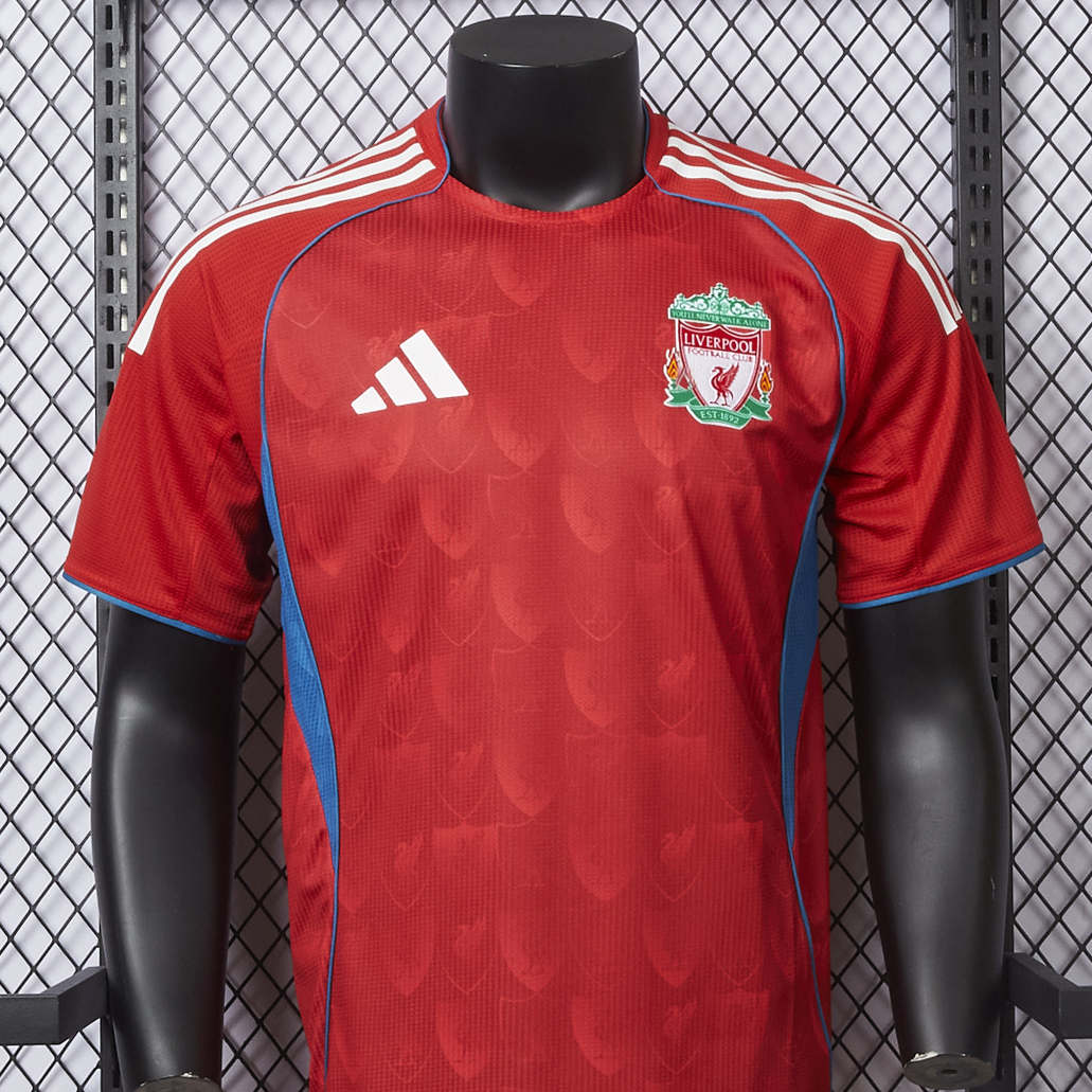AlphaJersey-Liver.pool 25-26 Retro Team Logo Totem Special Jersey - Player Version