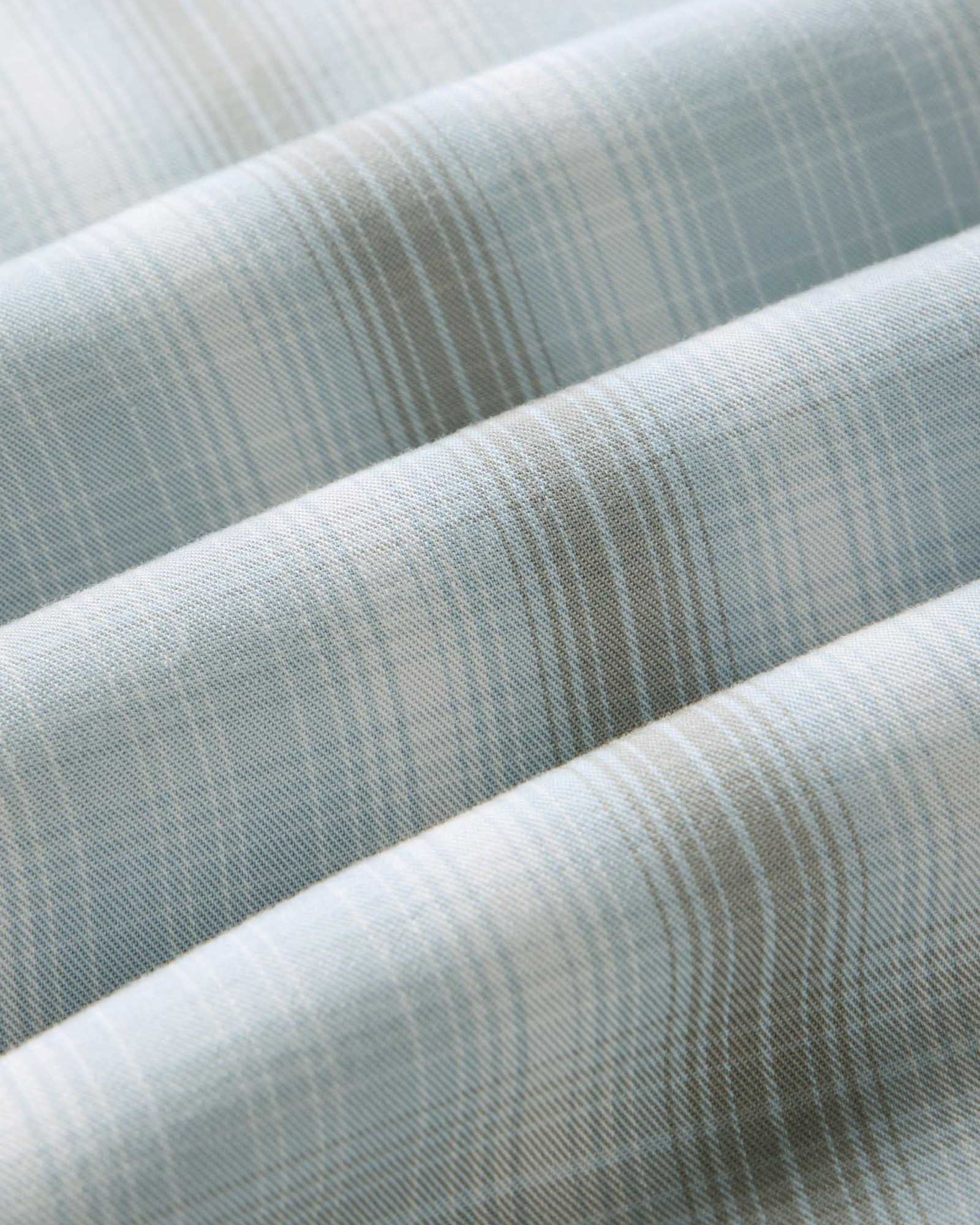 The Shore Shirt in Fog Check Lyocell | Modern Menswear by yycbvcnbmmnbm
