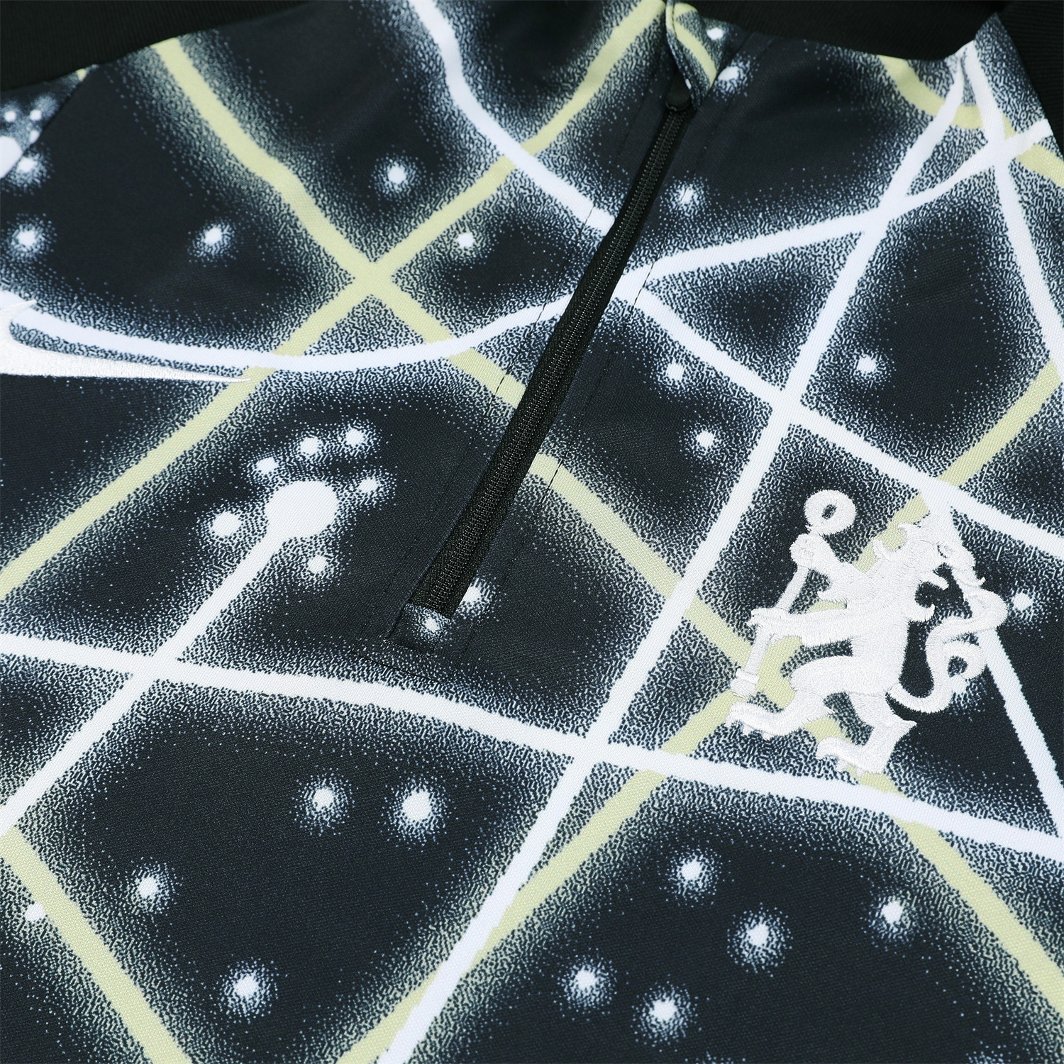 AlphaJersey-C.H.E.L.S.E.A 25-26 Meteor Pattern Long Sleeve Training Set - Player Version - Starry Sky Top and Black Pants