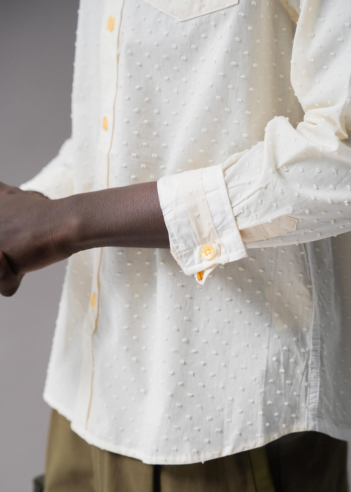 Swiss Dot Shirt | Modern Menswear by yycbvcnbmmnbm