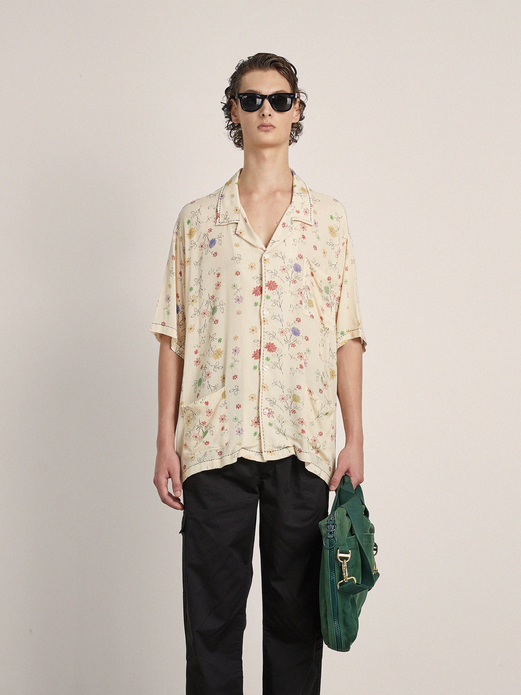 Multi Floral Camp Shirt | Modern Menswear by yycbvcnbmmnbm