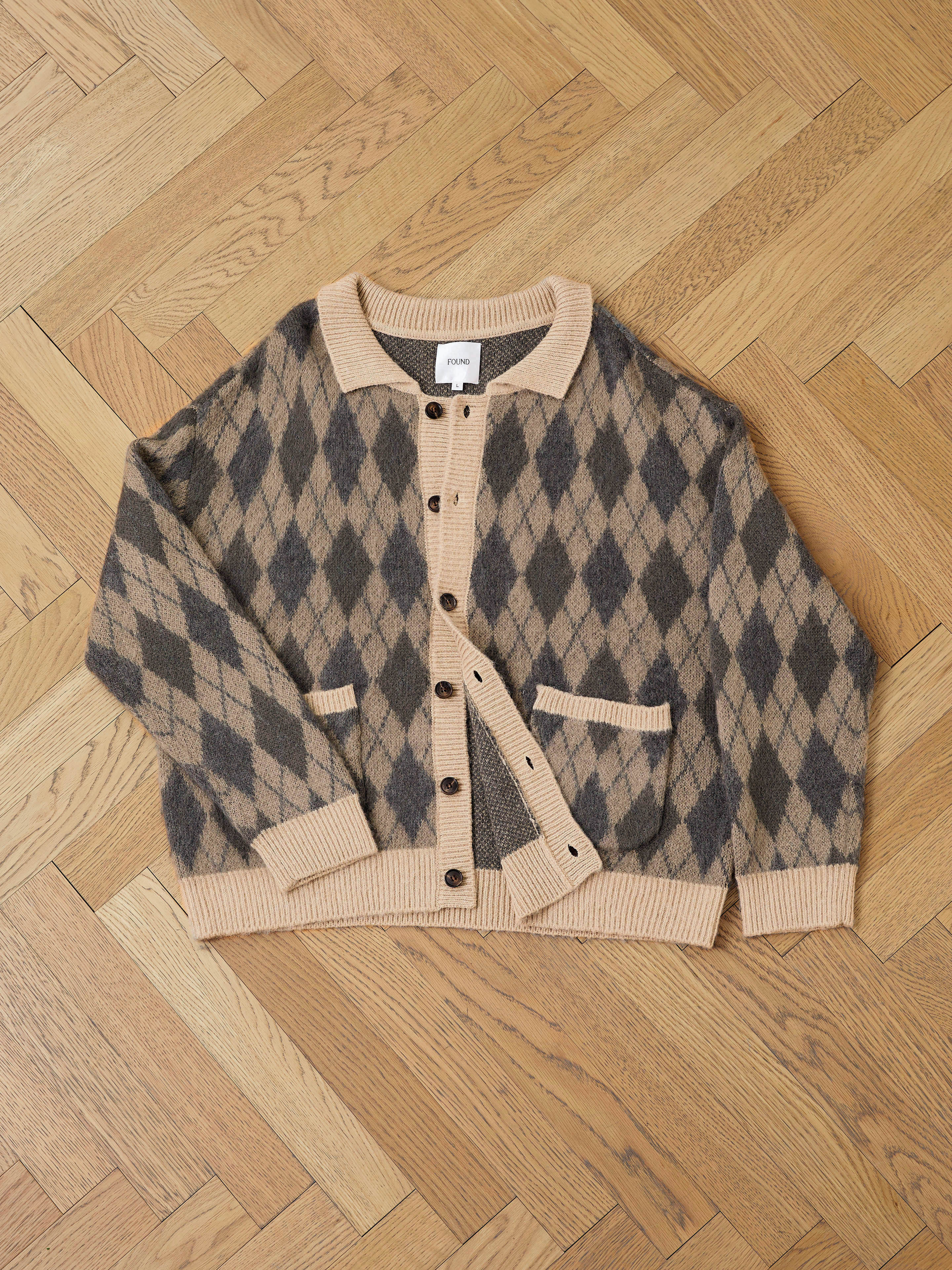 Argyle Cardigan | Modern Menswear by yycbvcnbmmnbm
