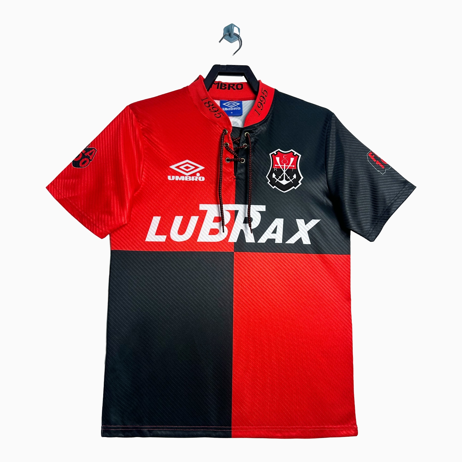 AlphaJersey-Retro Flamengo 1995 Centenary Anniversary Jersey with Printed Number 100