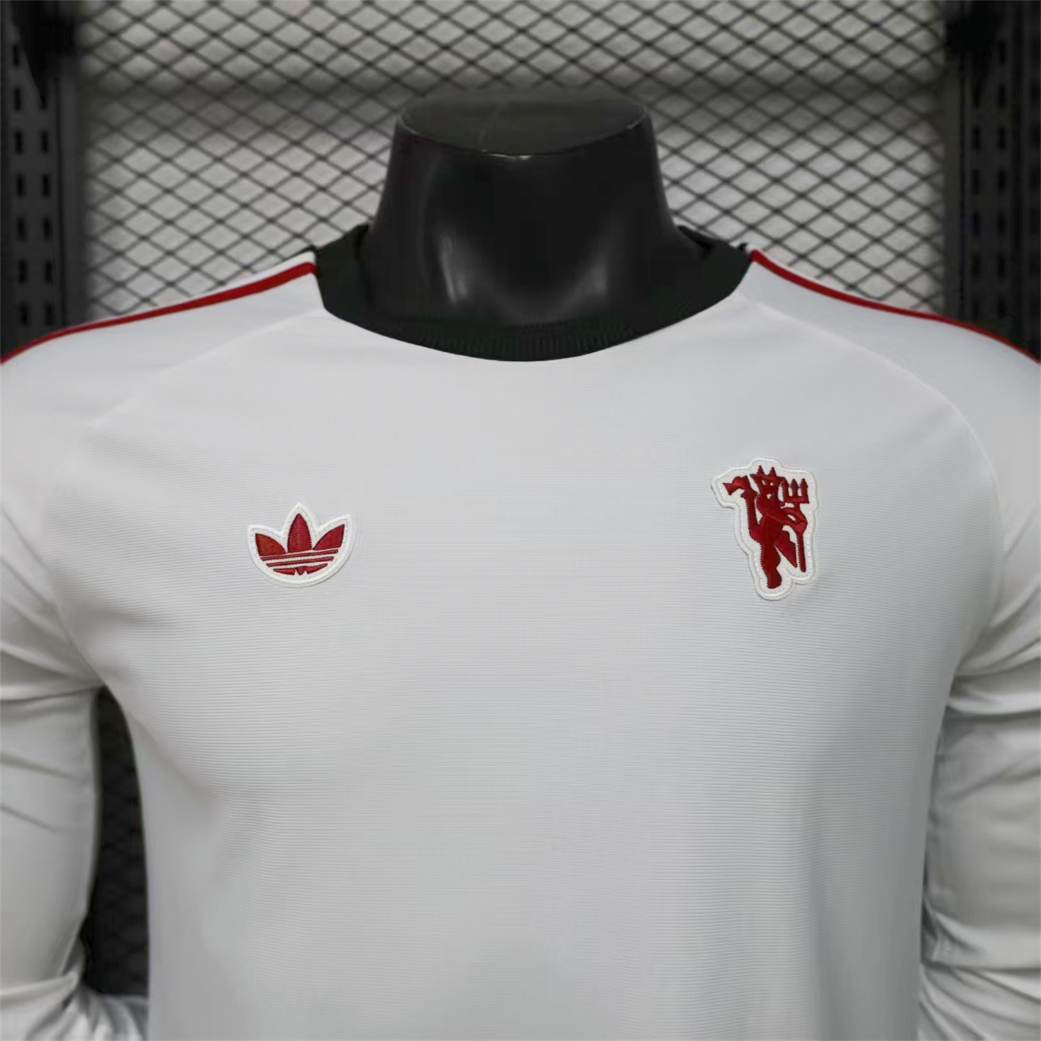 AlphaJersey-Manchester United 26-27 White Casual Long Sleeves Jersey - Player Version