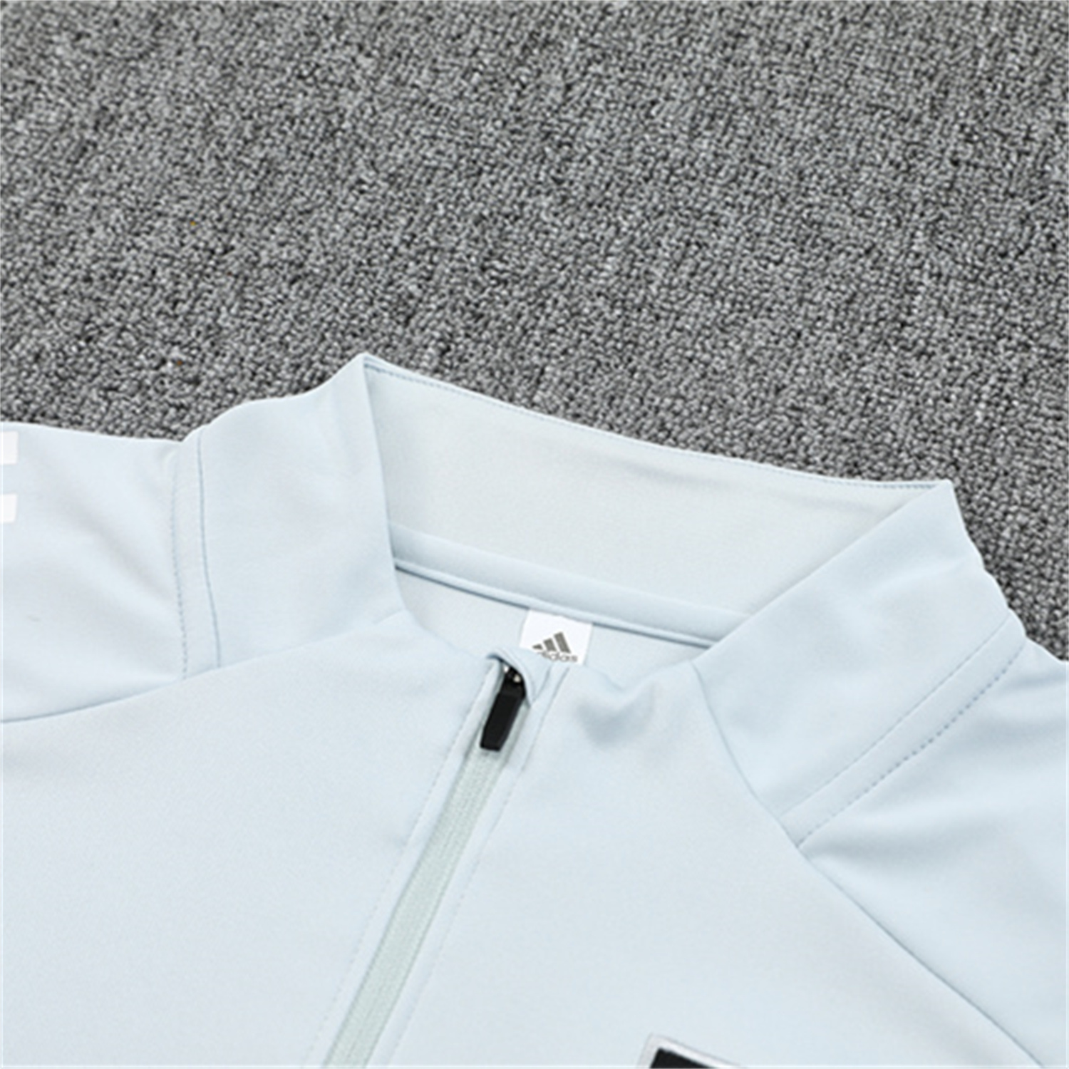 AlphaJersey-Japan 25-26 Long Sleeve Training Set - Light Grey Top and Black Pants