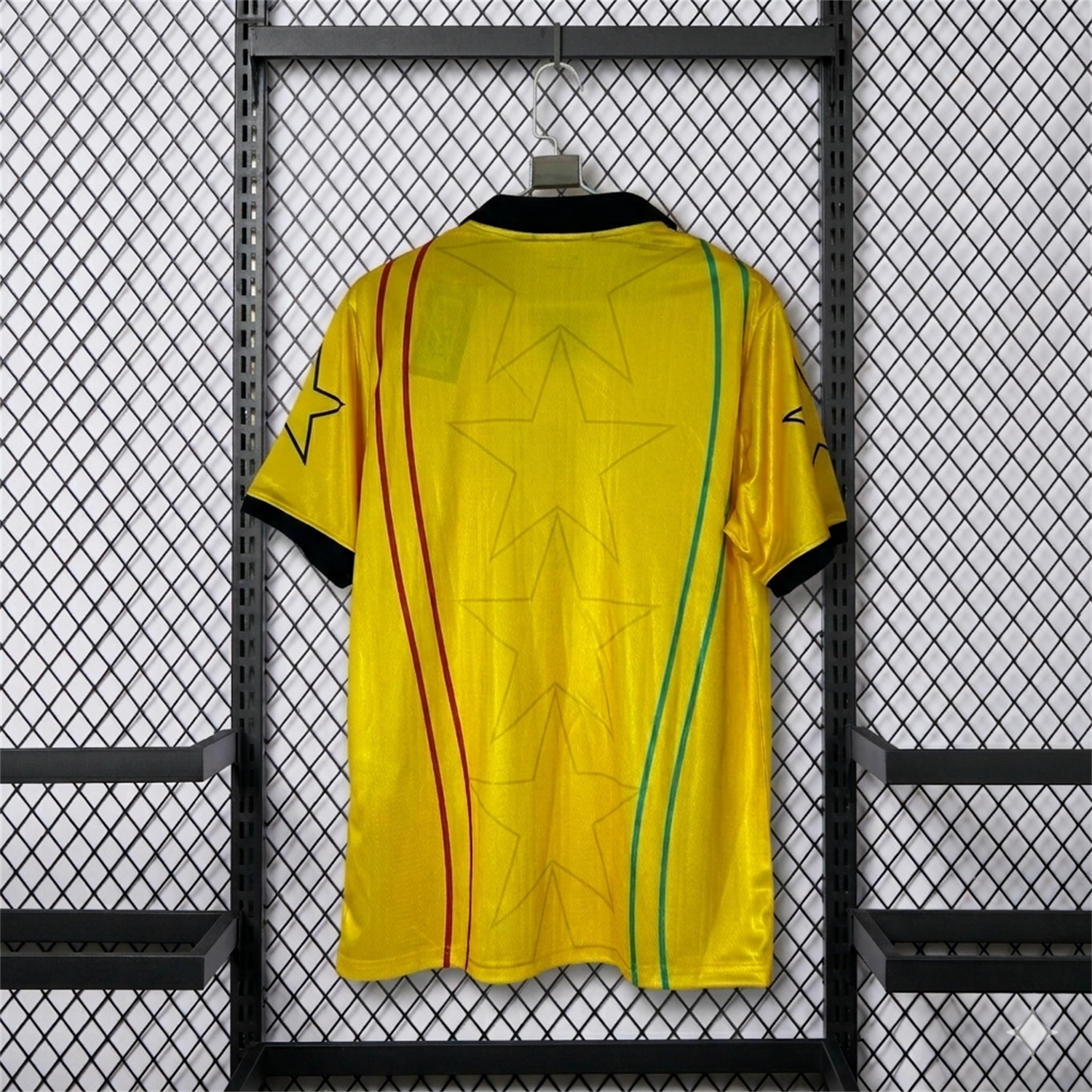 AlphaJersey-Ghana 2026 Black Star Yellow Special Jersey - Fans Version