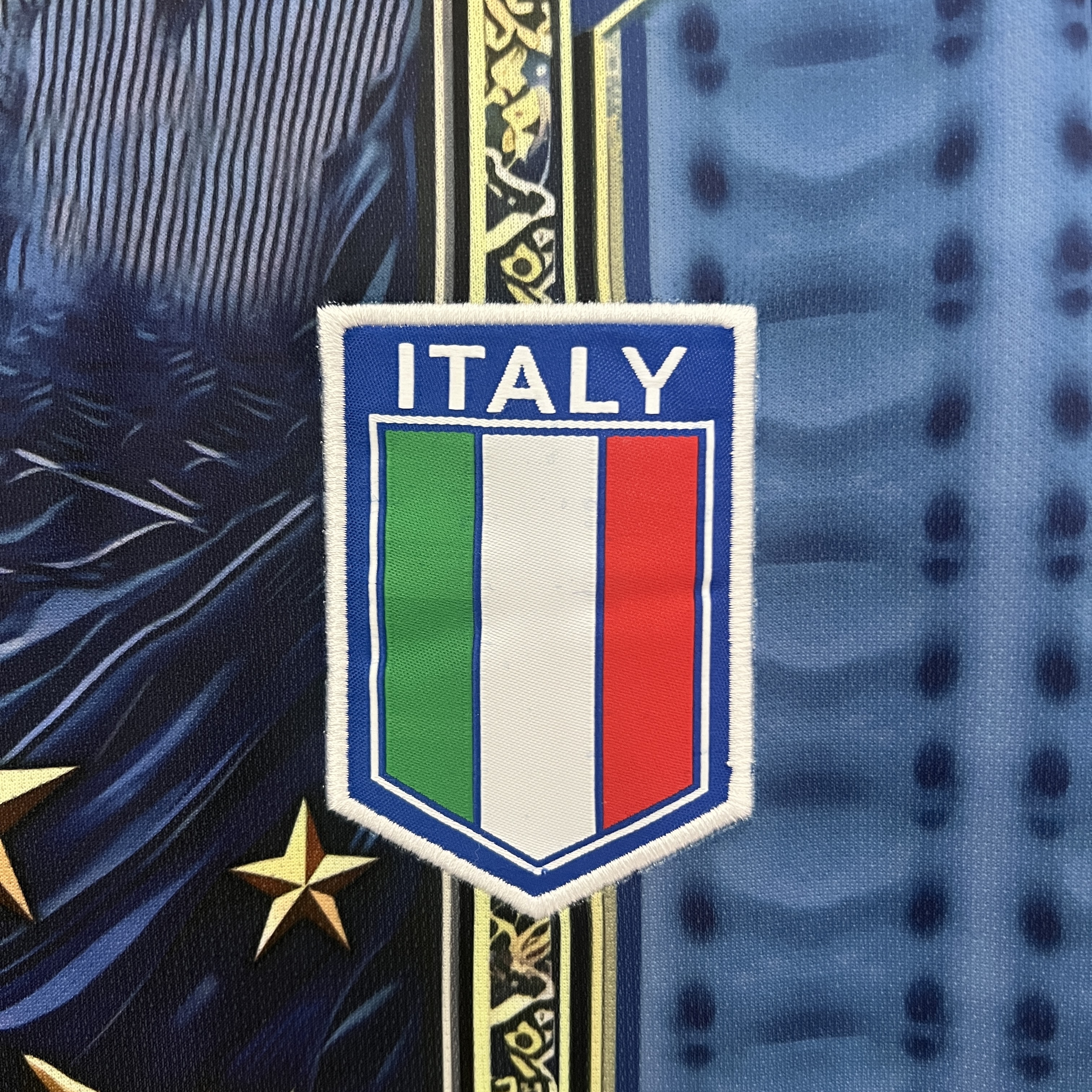 AlphaJersey-Italy 2024 Blue Mural Special Edition Jersey - Fans Version