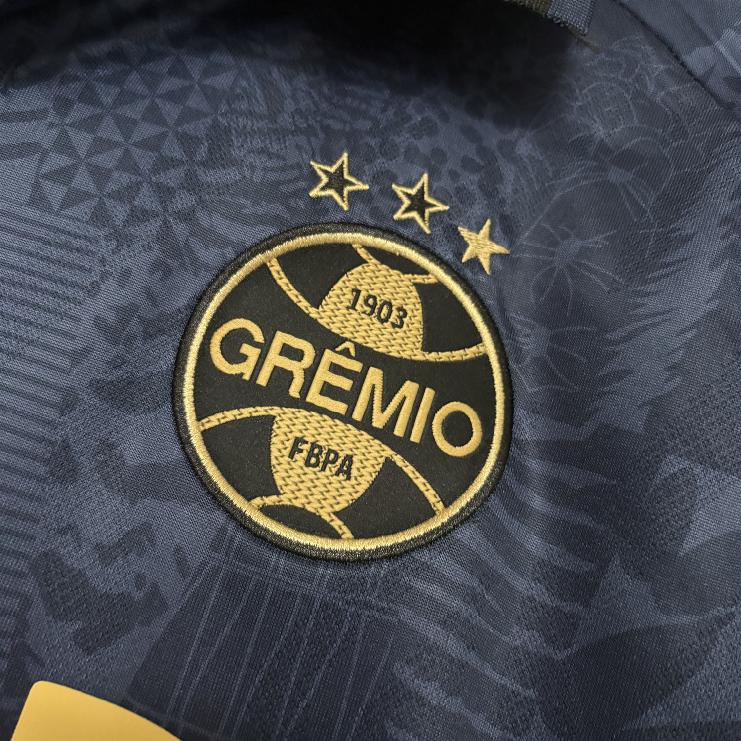 AlphaJersey-Gremio 25-26 Third Dark Blue Jersey - Fans Version