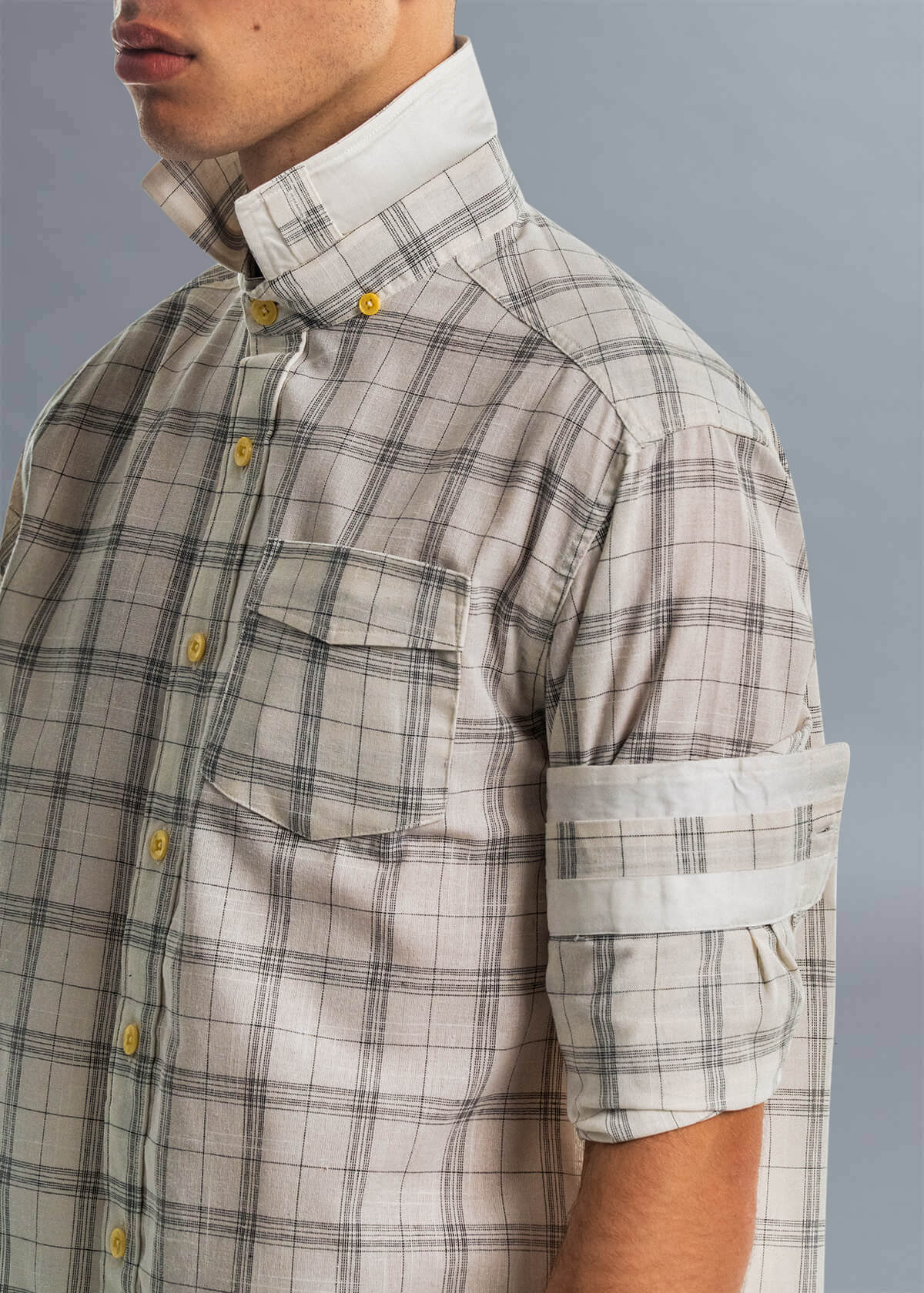 Slub Sketch Plaid | Modern Menswear by yycbvcnbmmnbm