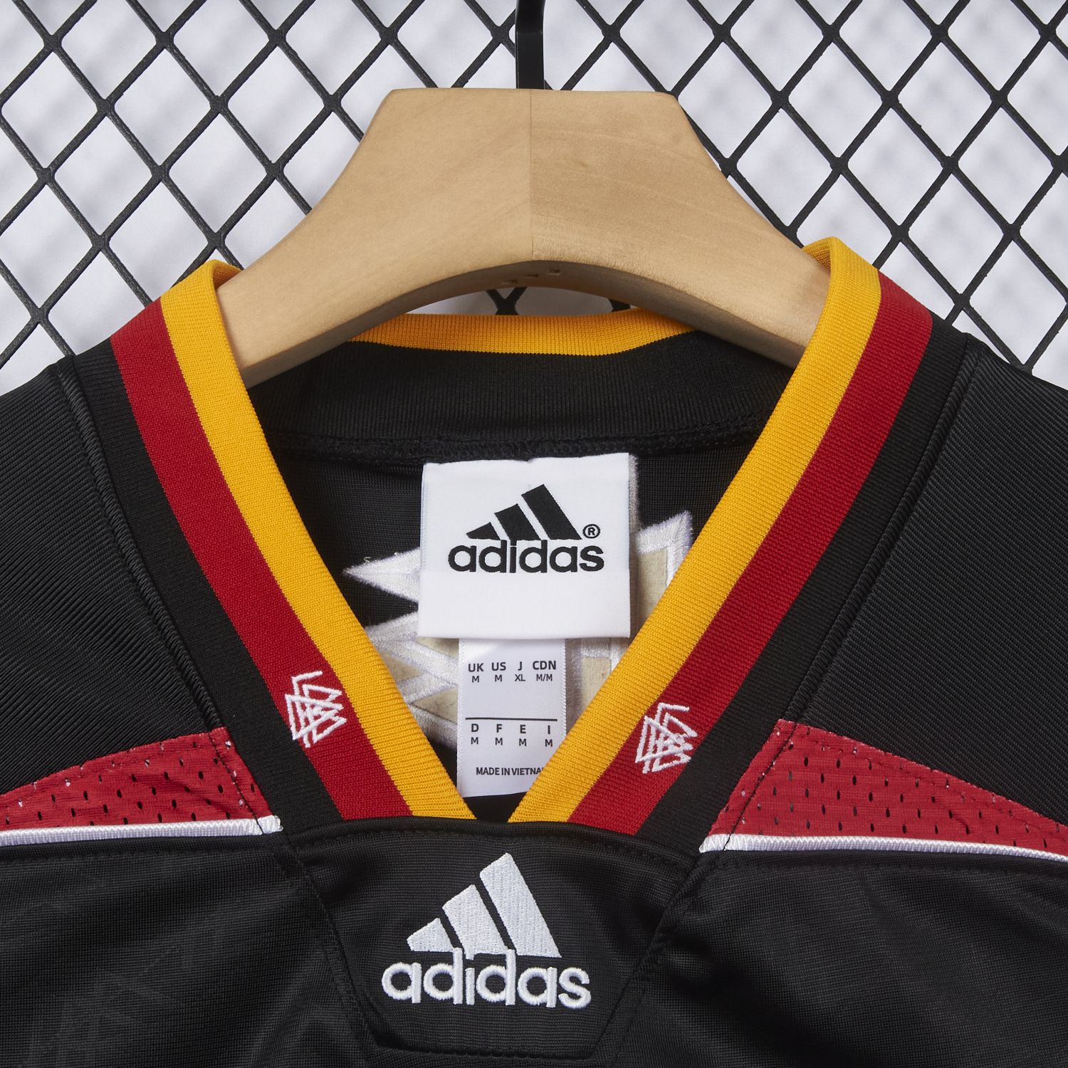 AlphaJersey-Germany 2026 Retro Style Black Jersey - Fans Version