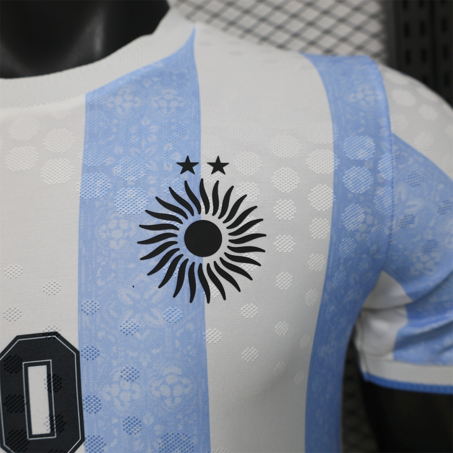 AlphaJersey-Argentina 2026 White Blue Maradona Special Kit - Player Version