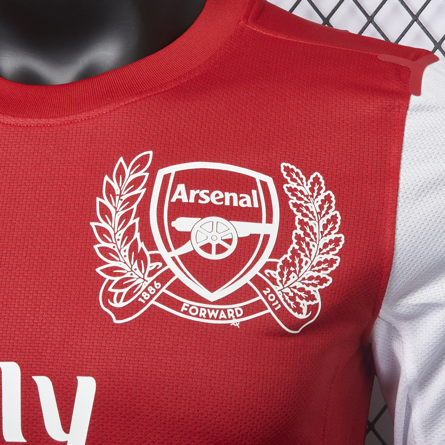 AlphaJersey-Retro Arsenal 2011-12 Home Long Sleeve Jersey - Player Version