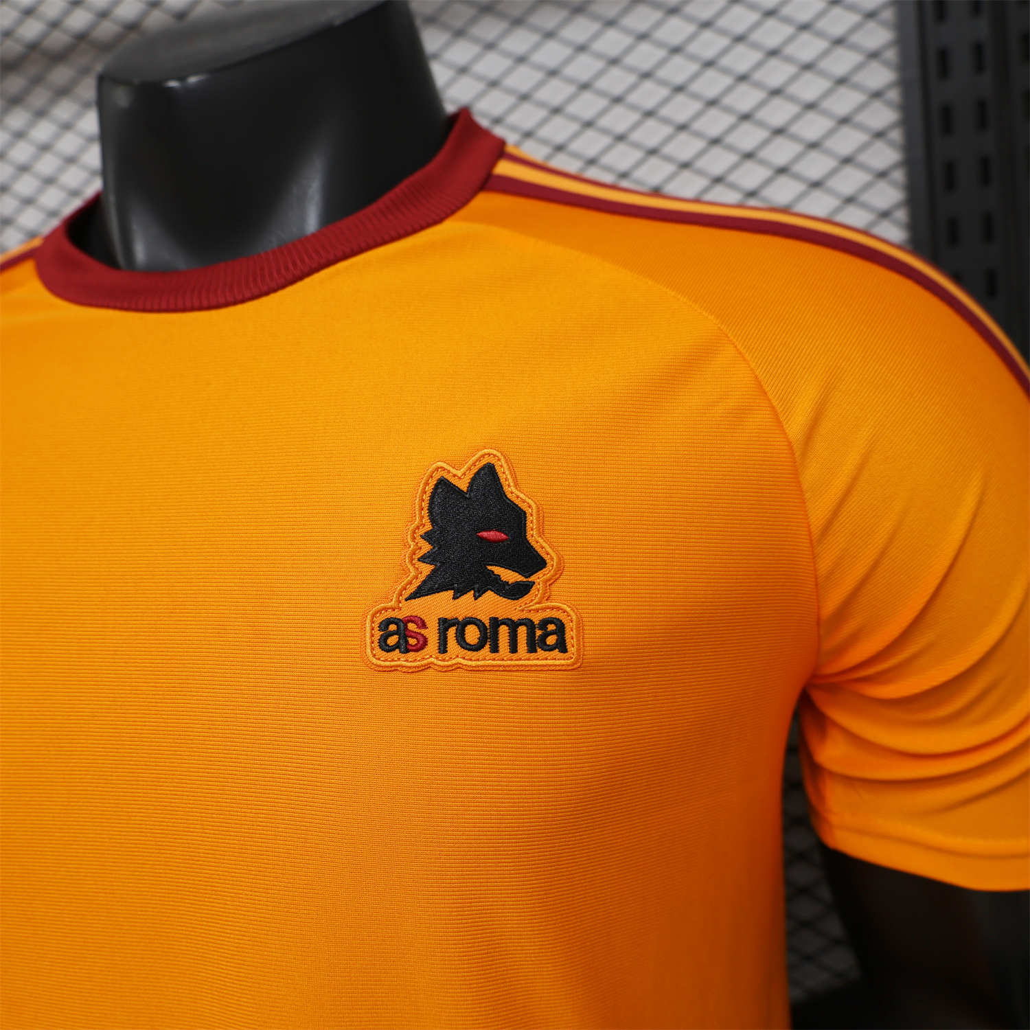 AlphaJersey-AS Roma 25-26 Retro Casual Style Orange Special Jersey - Player Version