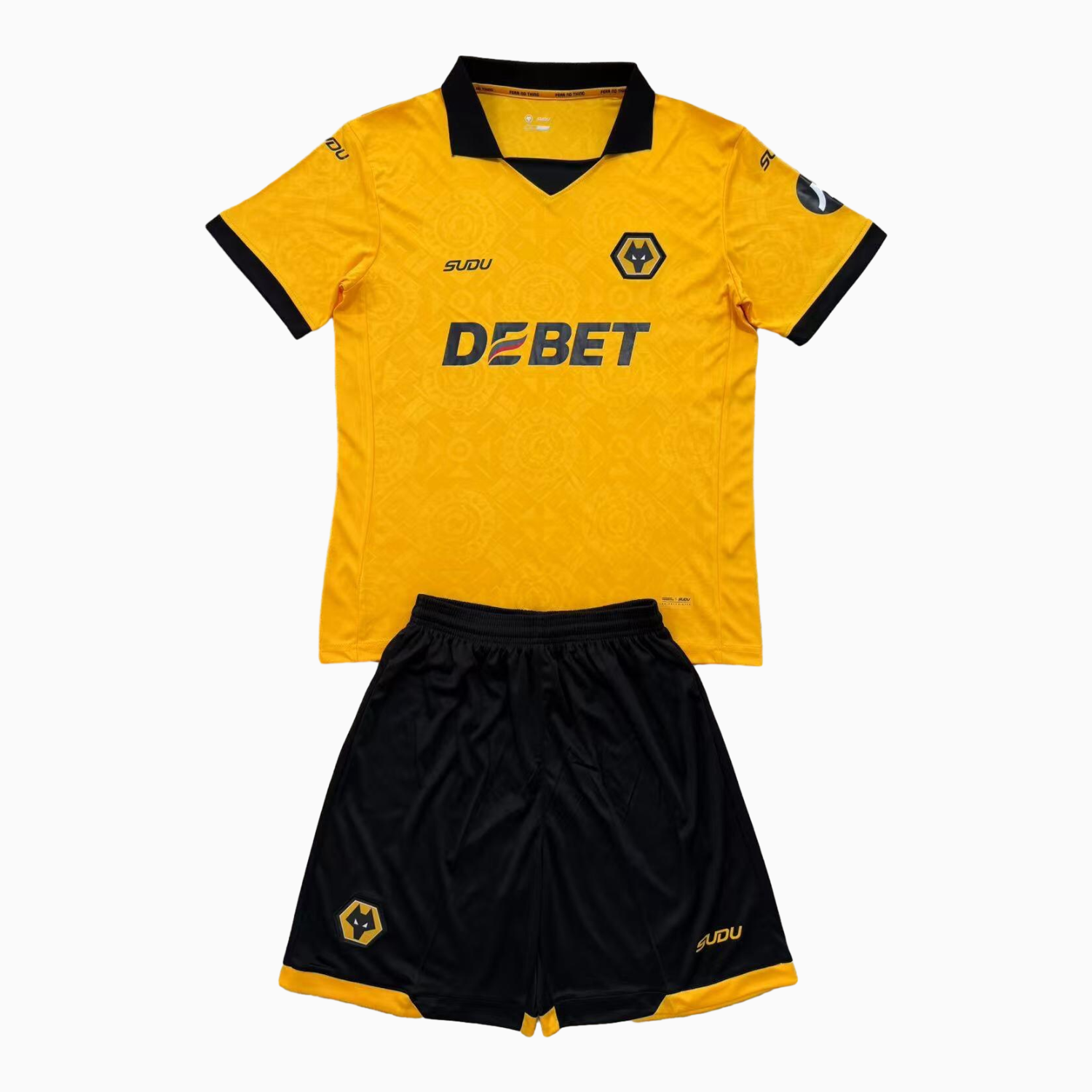 AlphaJersey-Wolverhampton Wanderers Wolves 25-26 Home Men's Adult Jersey Set - Fans Version