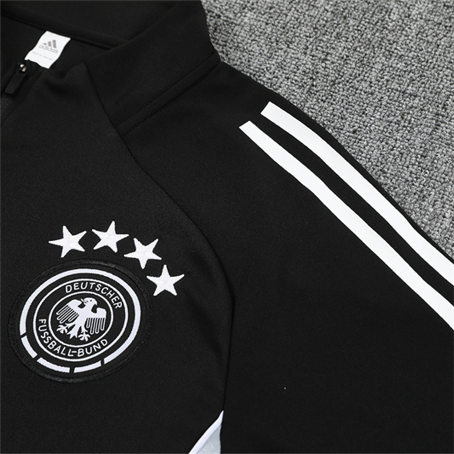 AlphaJersey-Germany 25-26 Long Sleeve Training Set - Black Top and Black Pants
