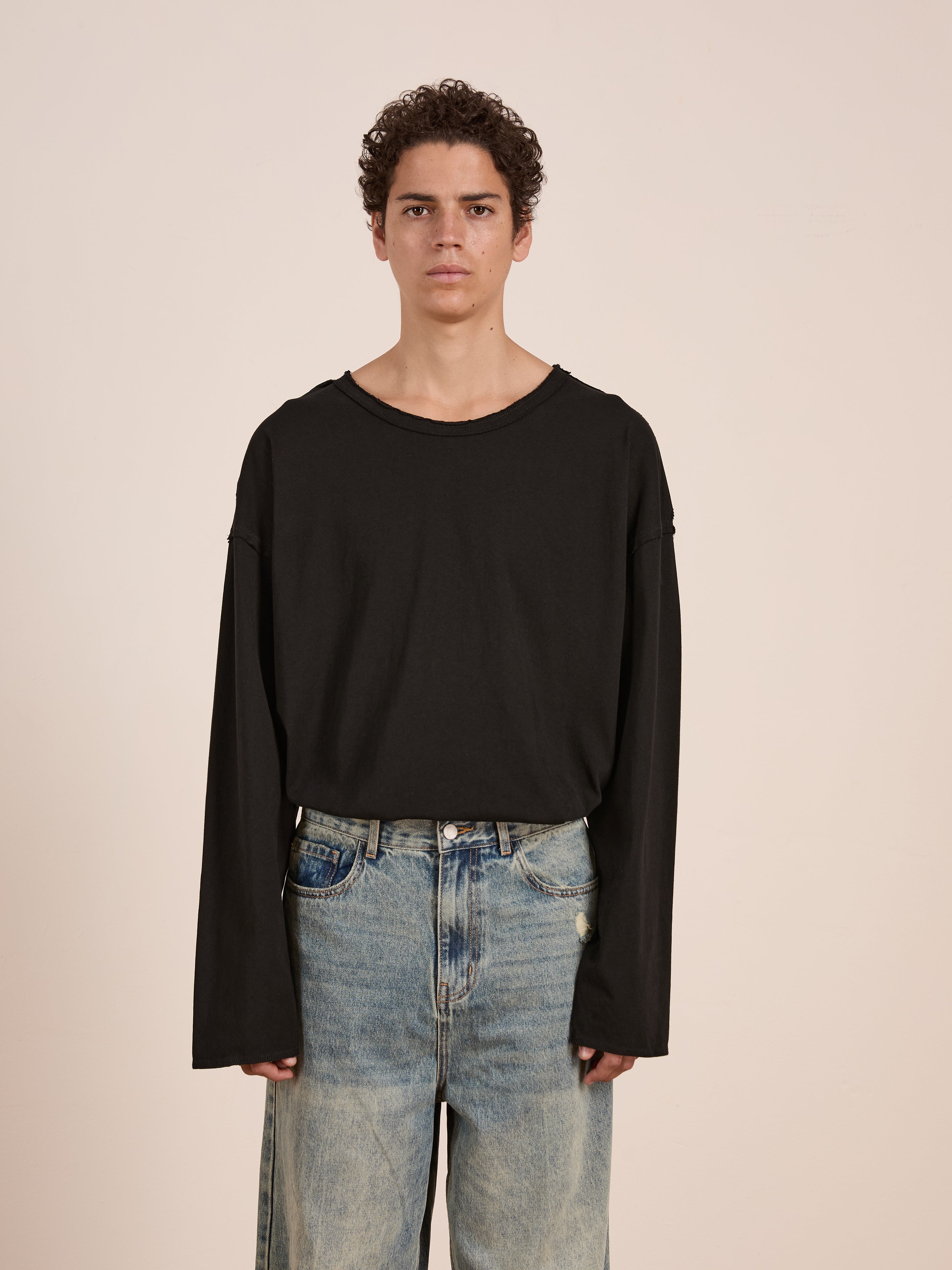 Reversed LS Tee | Modern Menswear by yycbvcnbmmnbm