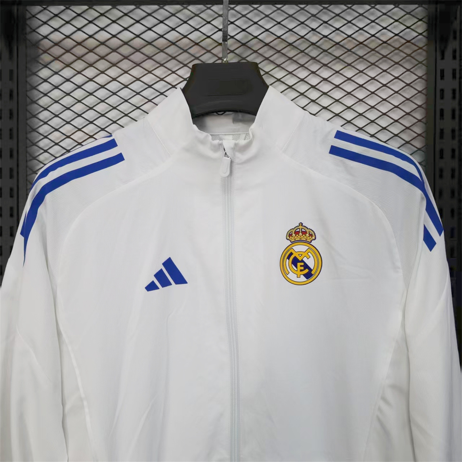 AlphaJersey-Real Madrid 25-26 White Windbreaker Jacket