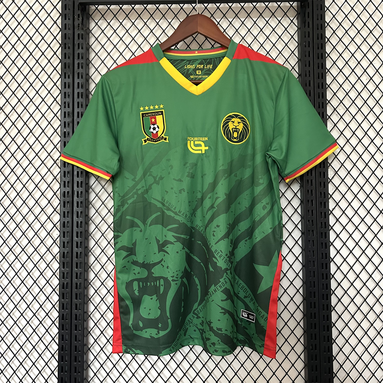 AlphaJersey-Cameroon 25-26 Home Jersey - Fans Version