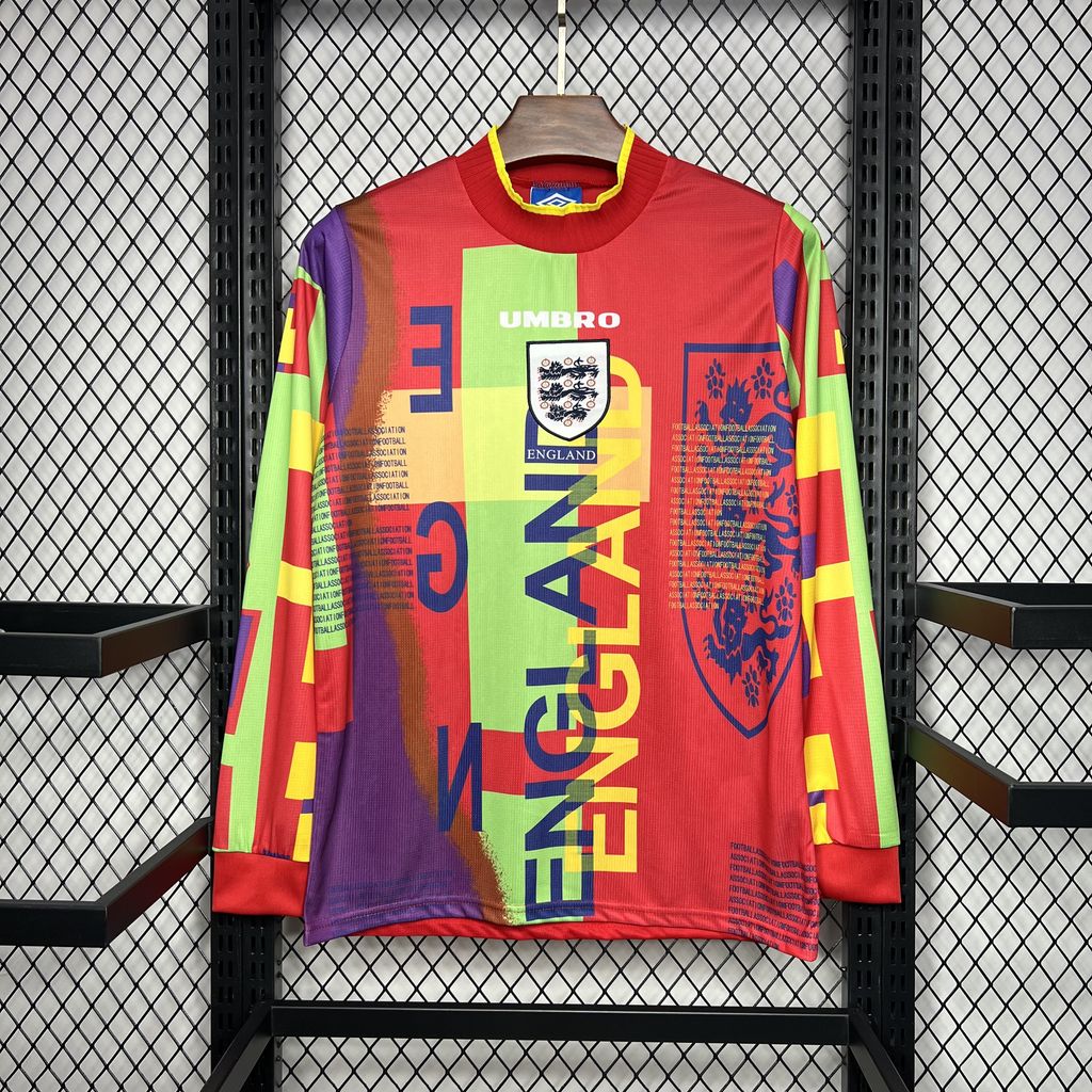 AlphaJersey-Retro England 1996 Goalkeeper Long Sleeve Jersey