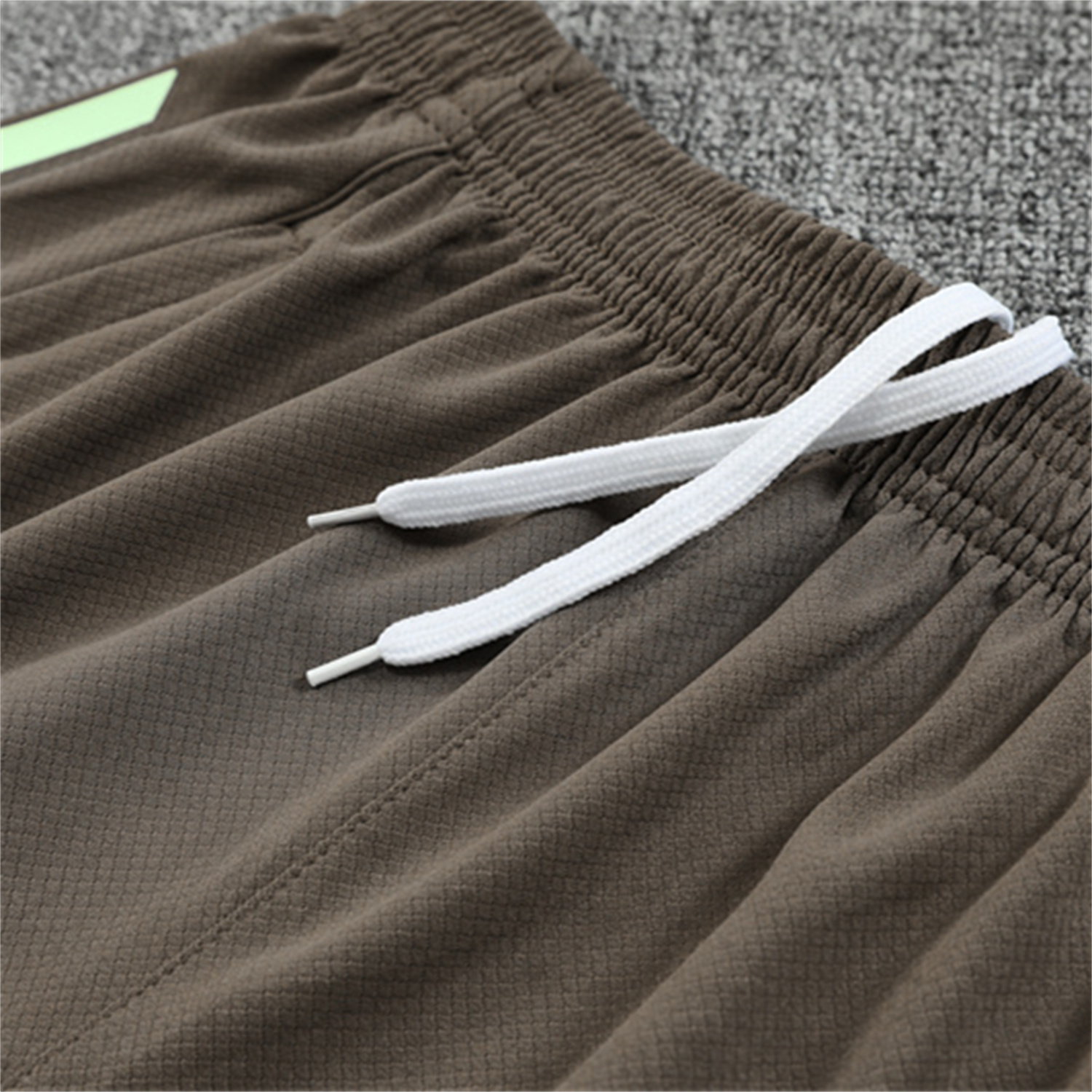 AlphaJersey-Real Madrid 25-26 Kids Short-Sleeve Training Set - Dark Khaki Top and Shorts
