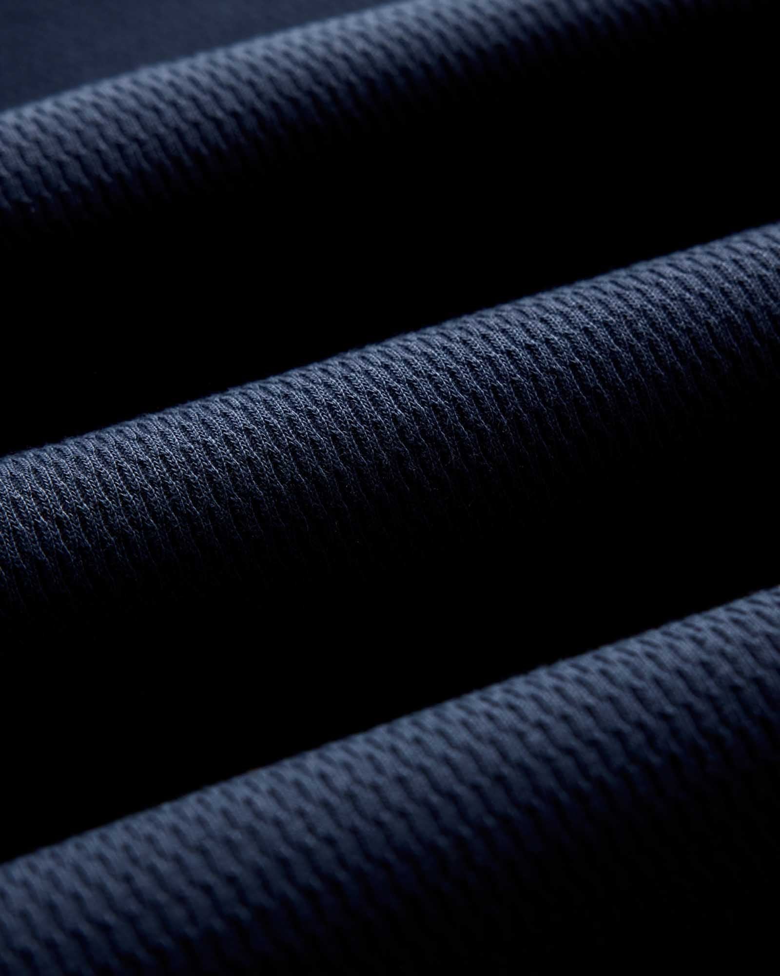 The Organic Cotton Crew in Dark Navy Waffle | Modern Menswear by yycbvcnbmmnbm