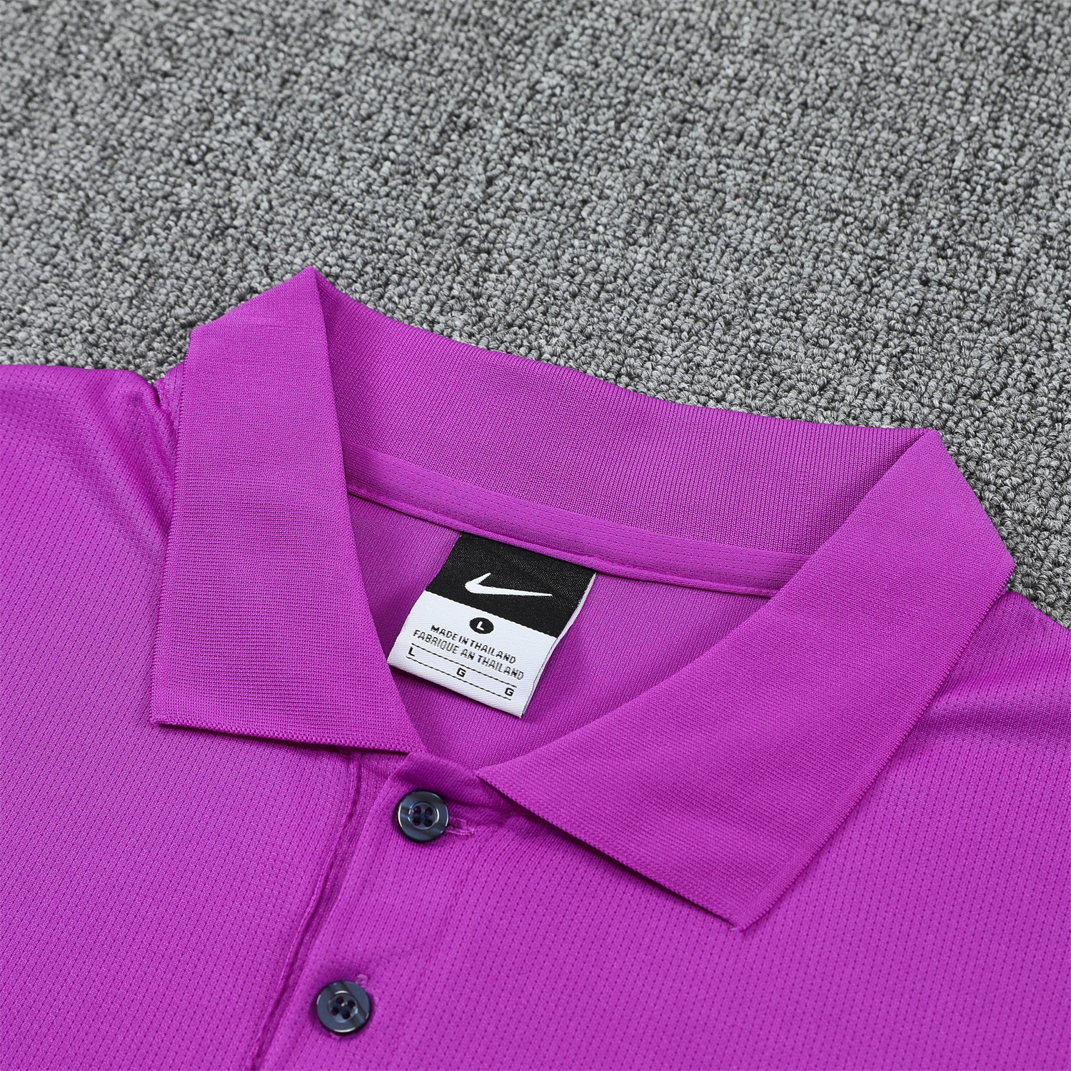AlphaJersey-Barcelona 25-26 POLO Short-Sleeve Training Set - Purple Top and Dark Blue Pants