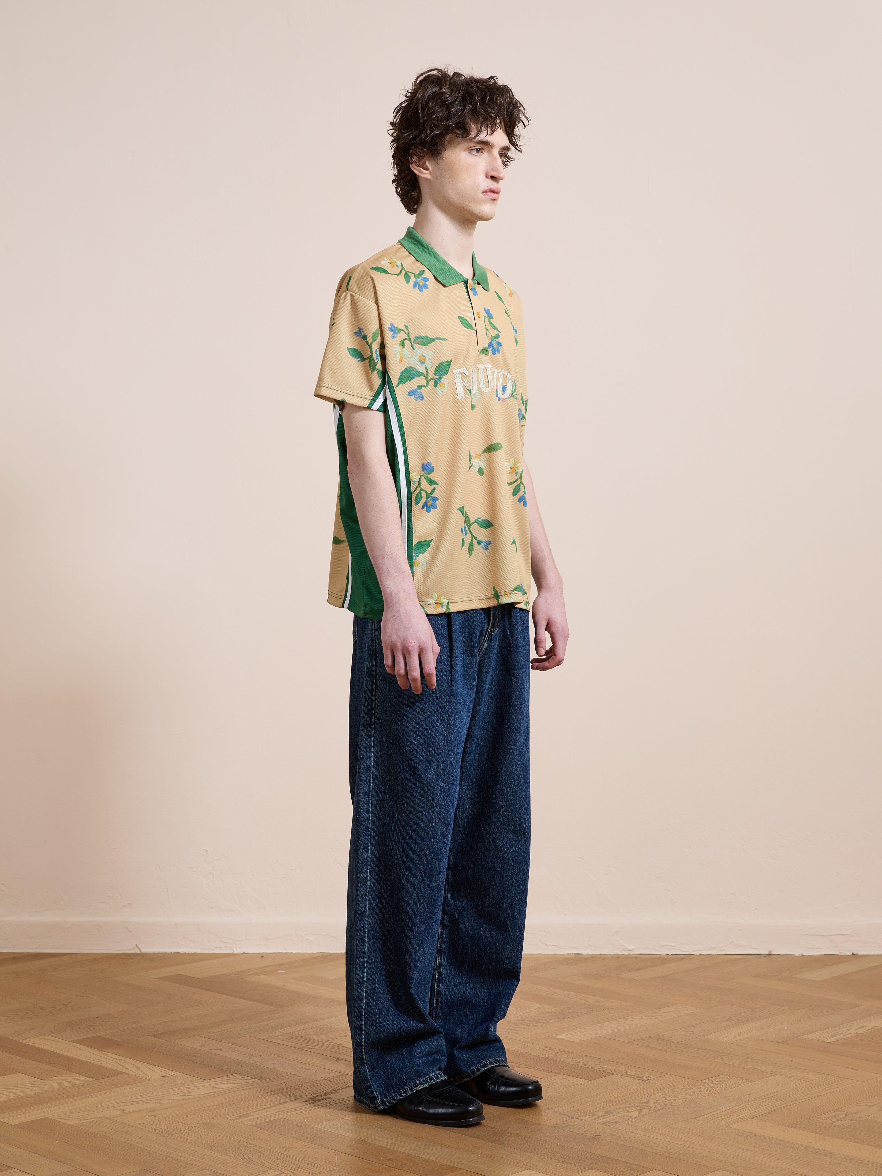 Floral Polo Jersey | Modern Menswear by yycbvcnbmmnbm