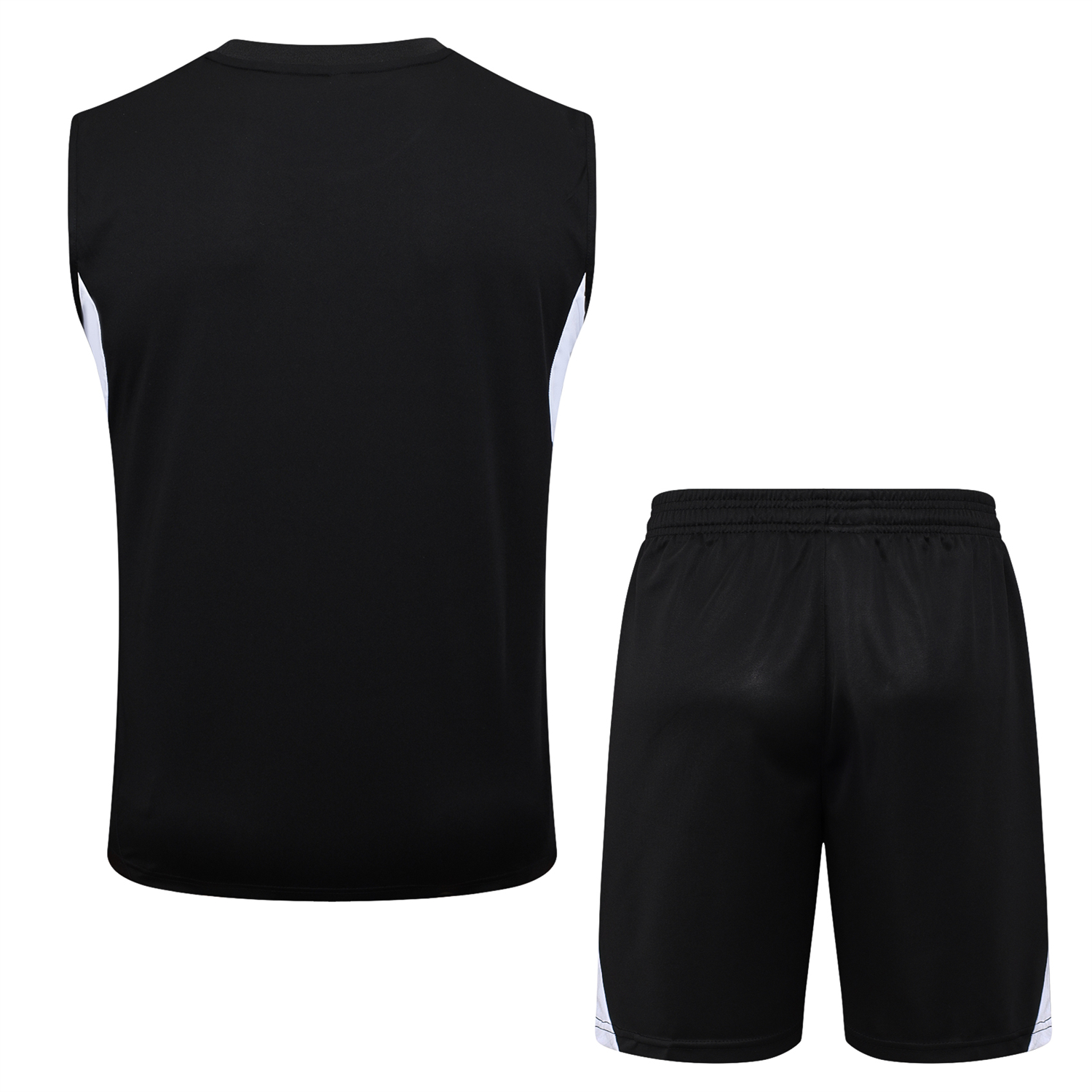 AlphaJersey-Liver.pool 25-26 Vest Training Set - Black Vest & Black Shorts