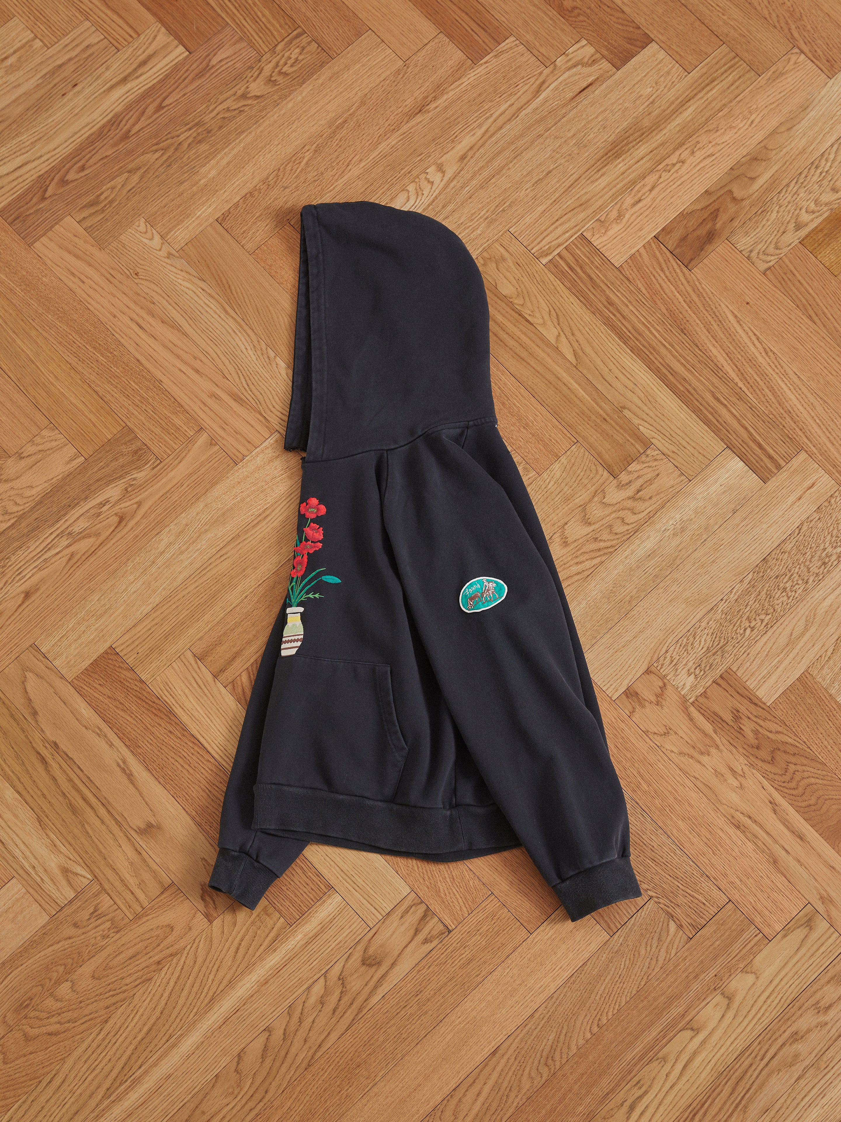 Flowers Vase Hoodie | Modern Menswear by yycbvcnbmmnbm