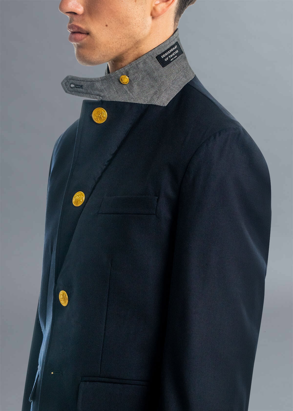 School Daze Blazer Navy | Modern Menswear by yycbvcnbmmnbm